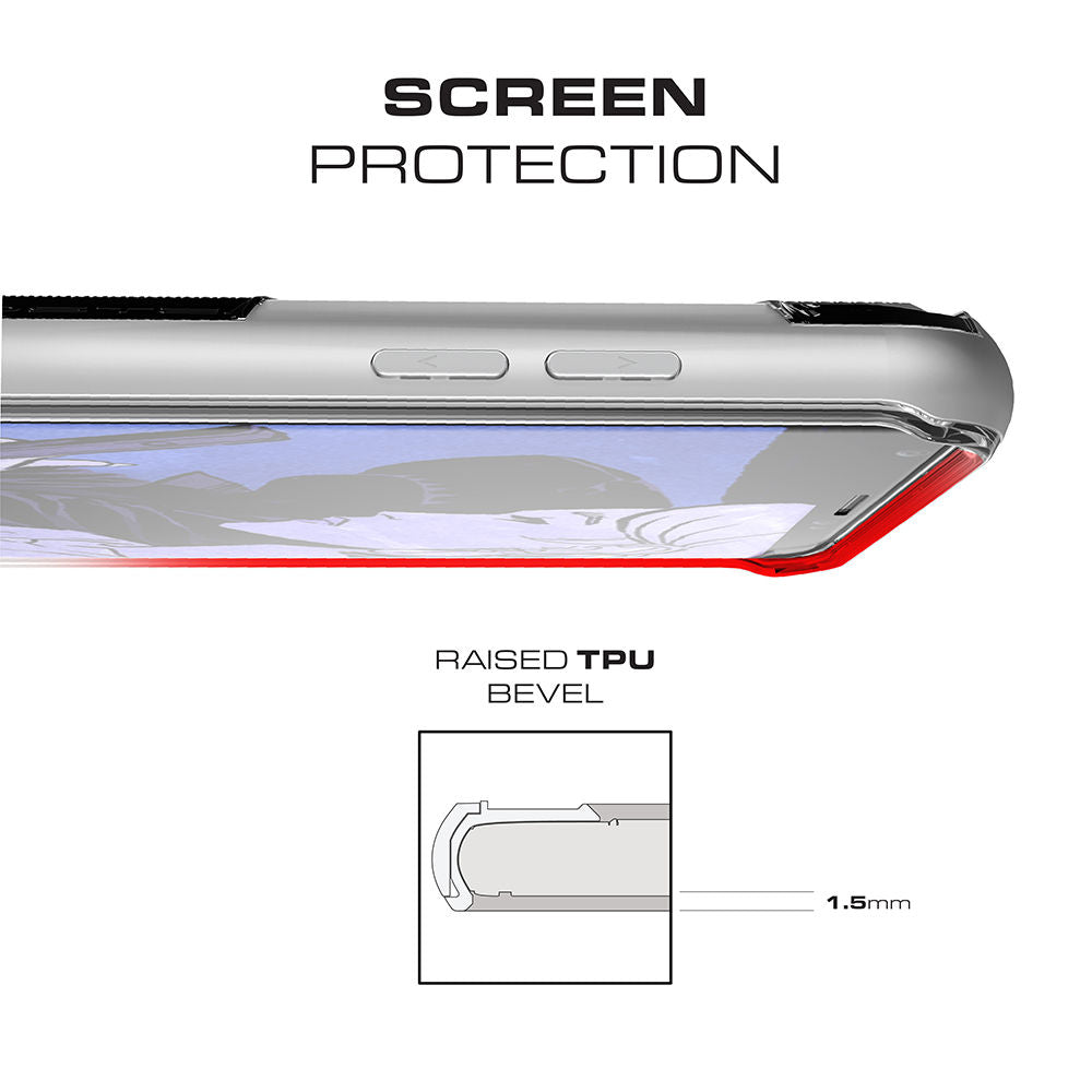 LG V30 Case, Ghostek Cloak 3 LG V30 Clear Transparent Bumper Case V30  | TEAL