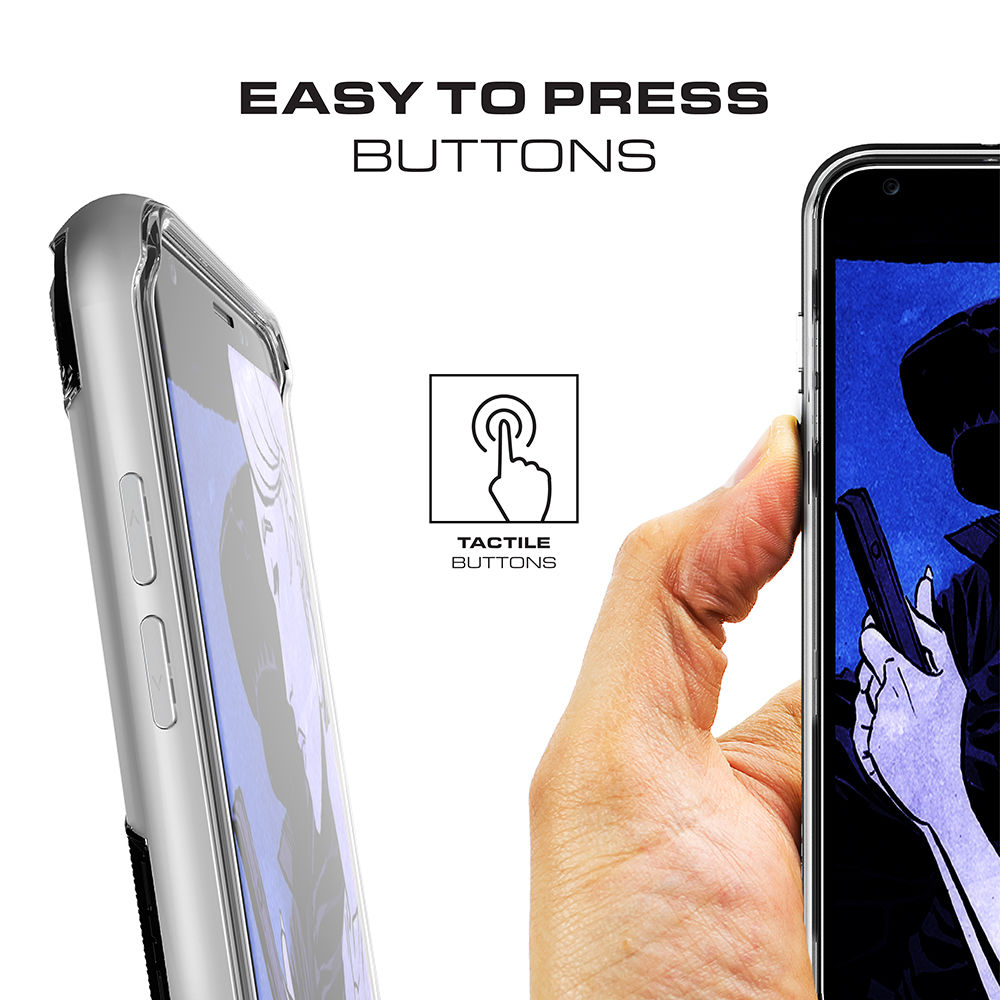 LG V30 Case, Ghostek Cloak 3 LG V30 Clear Transparent Bumper Case V30  | TEAL