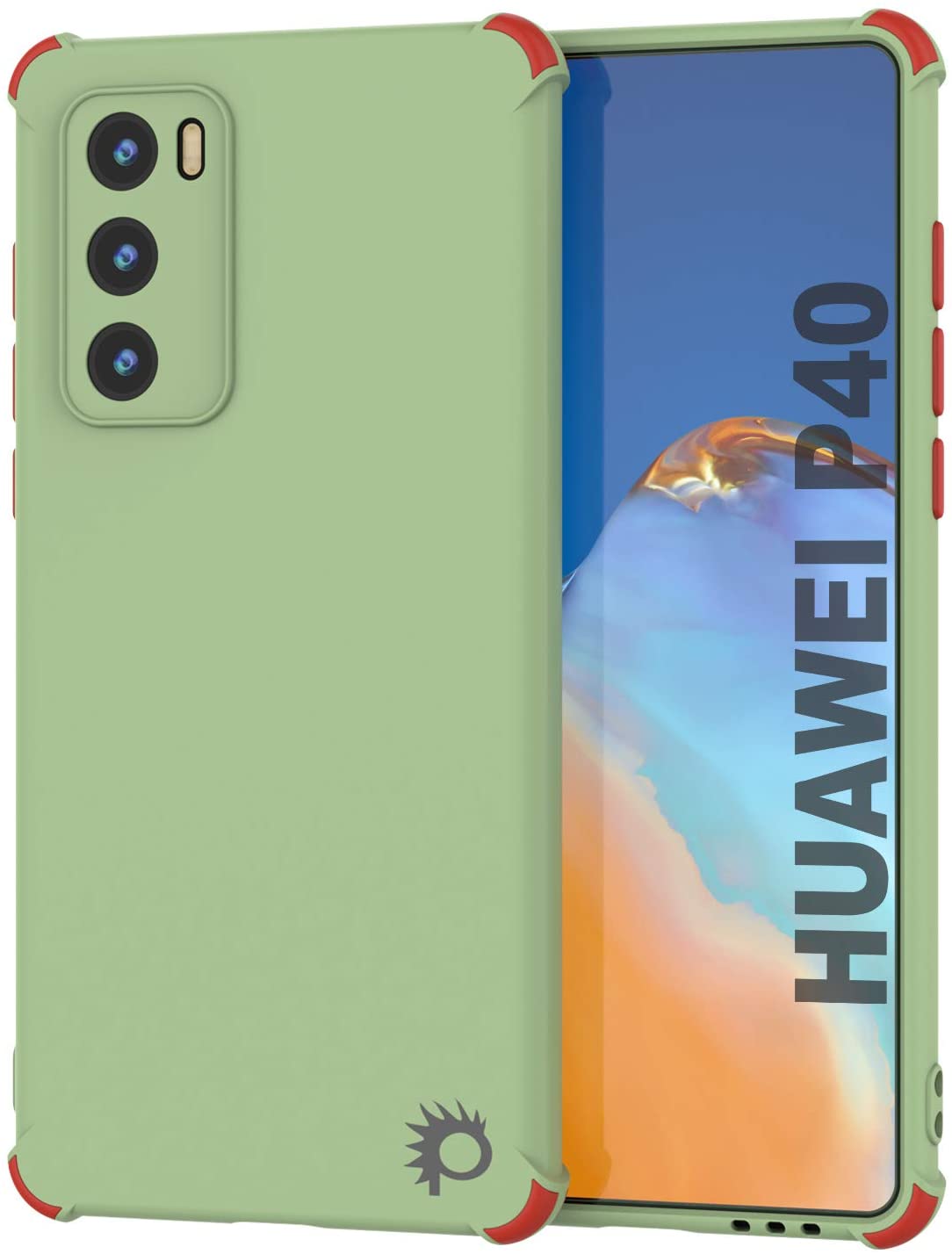 Punkcase Protective & Lightweight TPU Case [Sunshine Series] for Huawei P40 [Light Green]