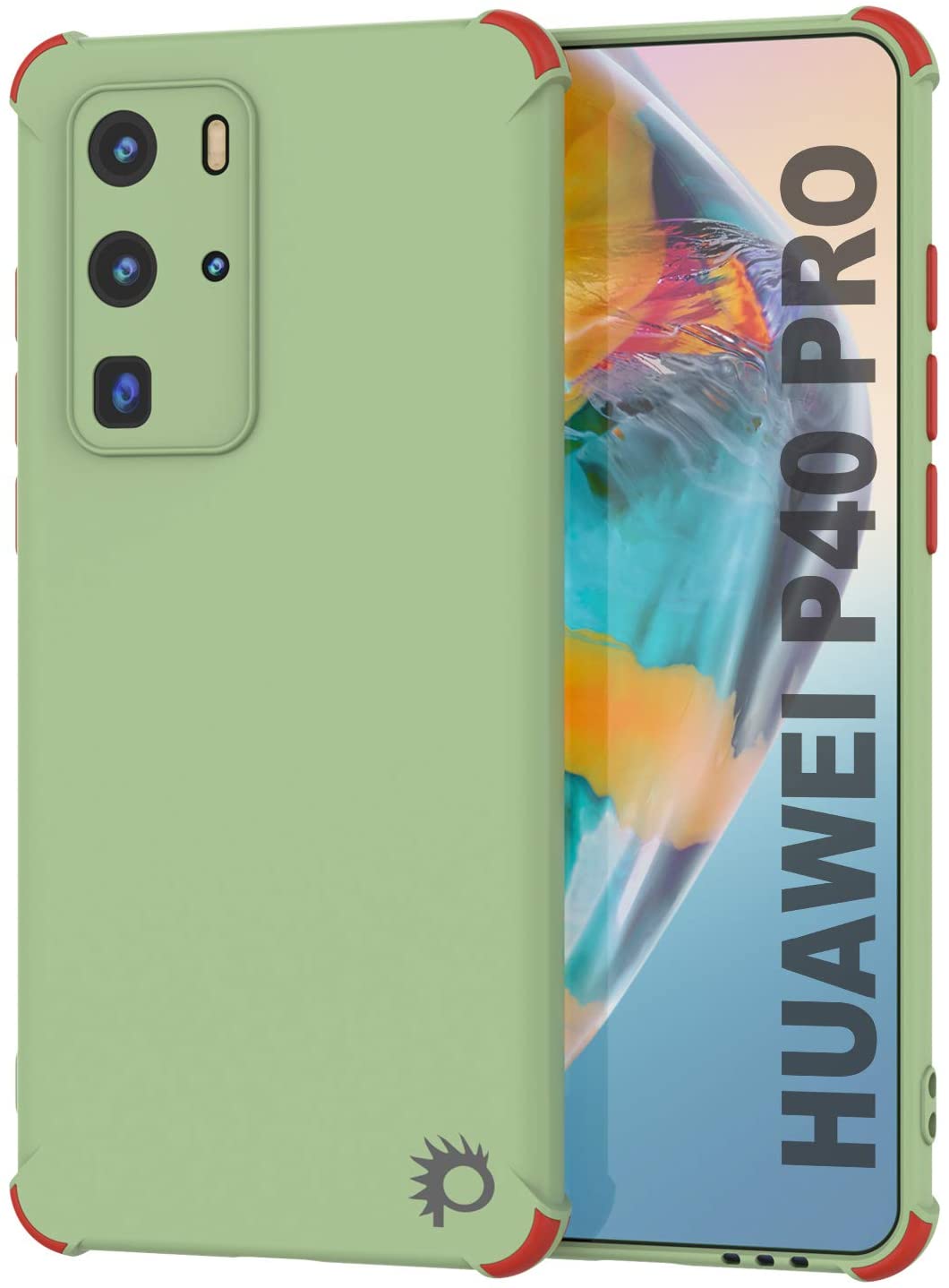 Punkcase Protective & Lightweight TPU Case [Sunshine Series] for Huawei P40 Pro [Light Green]