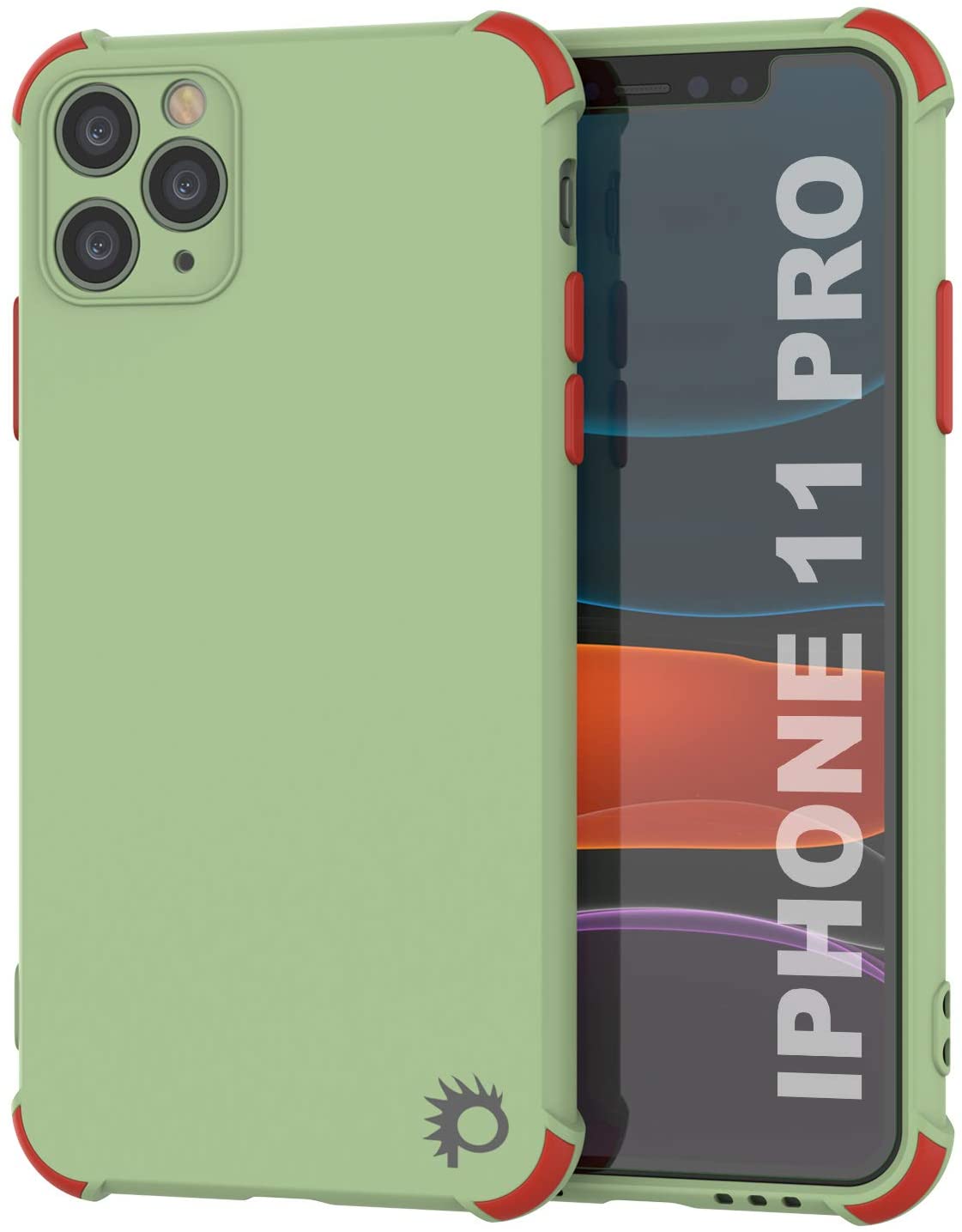 Punkcase Protective & Lightweight TPU Case [Sunshine Series] for iPhone 11 Pro [Light Green]