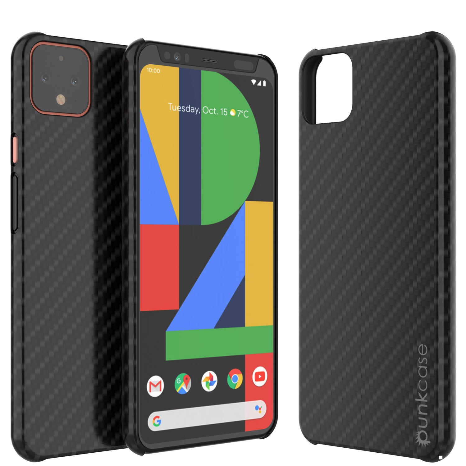 Google Pixel 4 XL Case - Carbon Fiber & Leather | Punkcase – punkcase