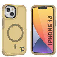 PunkCase iPhone 14 Case, [Spartan 2.0 Series] Clear Rugged Heavy