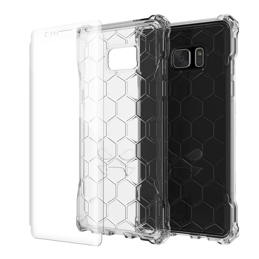Note 7 Case, Ghostek® Covert Series Clear | Premium Impact Slim Hybrid Cover w/ Screen Protector
