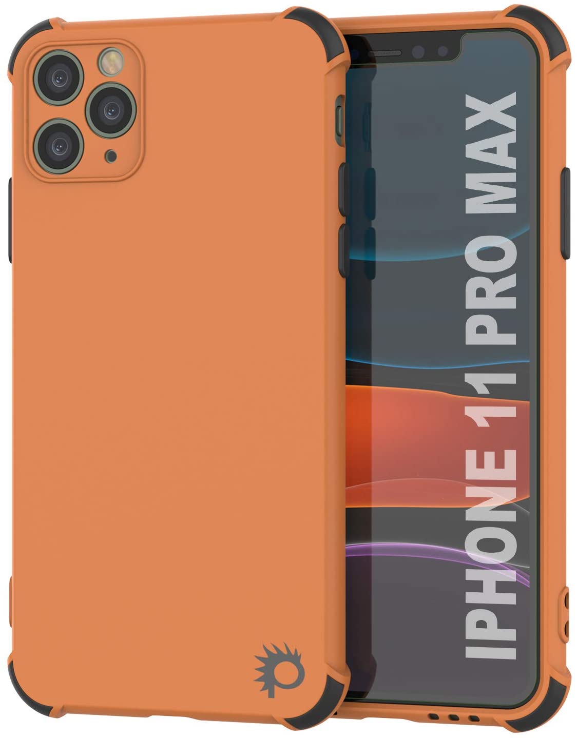 Punkcase Protective & Lightweight TPU Case [Sunshine Series] for iPhone 11 Pro Max [Orange]