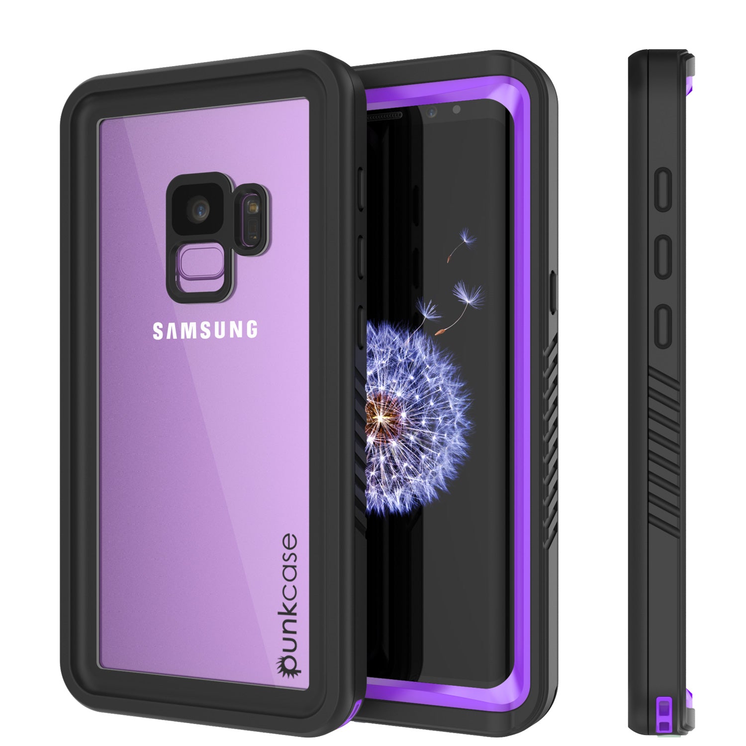 Galaxy S9 PLUS Waterproof Case, Punkcase [Extreme Series] Armor Cover [Purple]