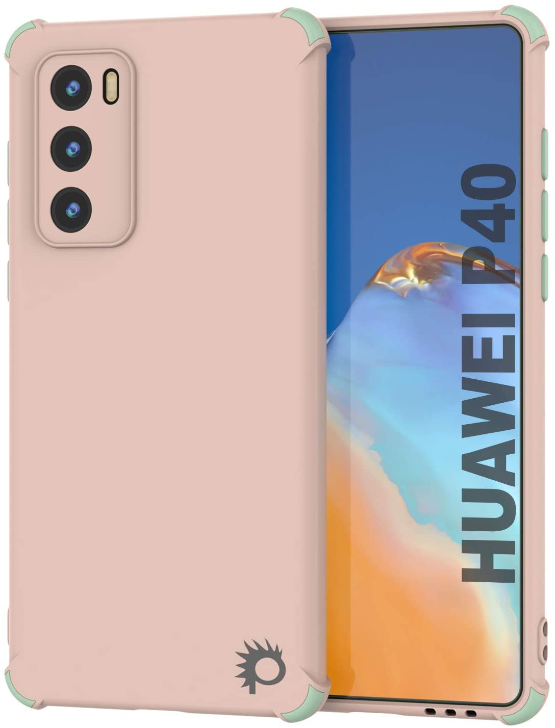 Punkcase Protective & Lightweight TPU Case [Sunshine Series] for Huawei P40 [Pink]