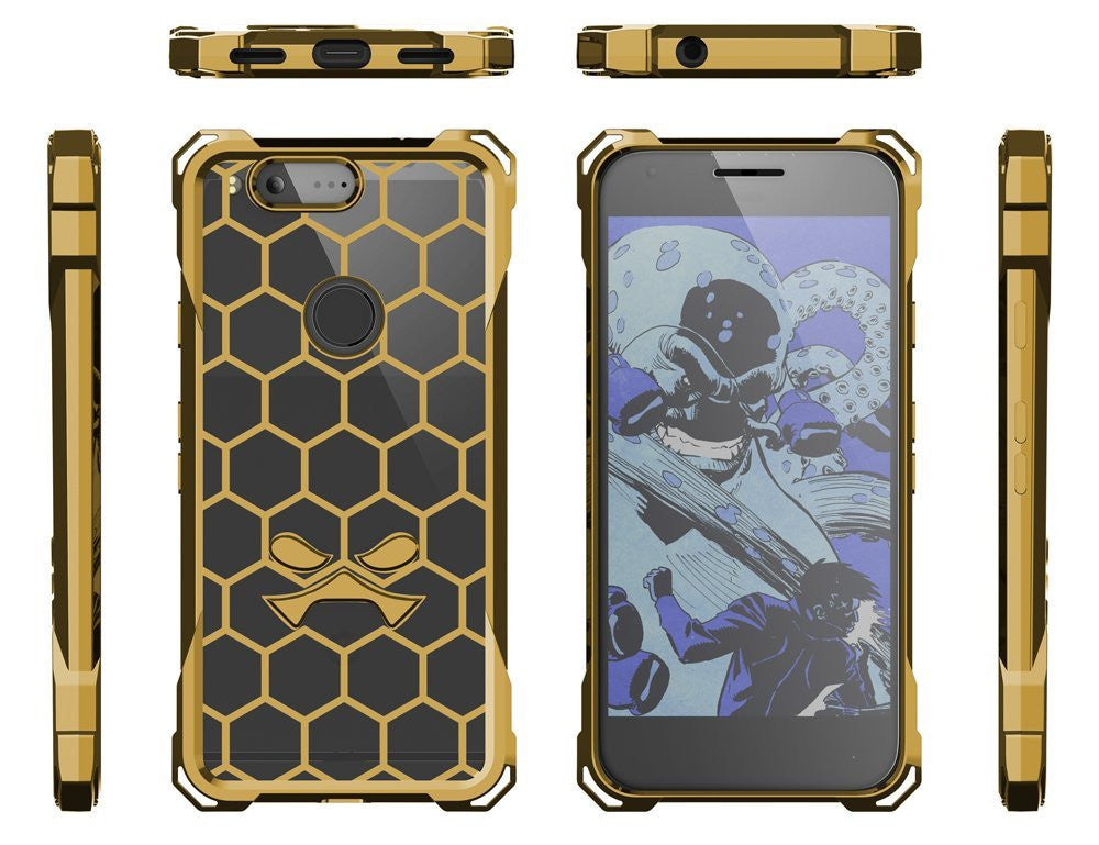 Google Pixel XL Case, Ghostek® Covert Gold, Premium Impact Protective Armor | Lifetime Warranty Exchange