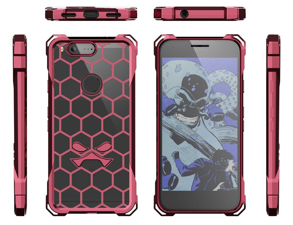 Google Pixel XL Case, Ghostek® Covert Rose Pink, Premium Impact Protective Armor | Warranty