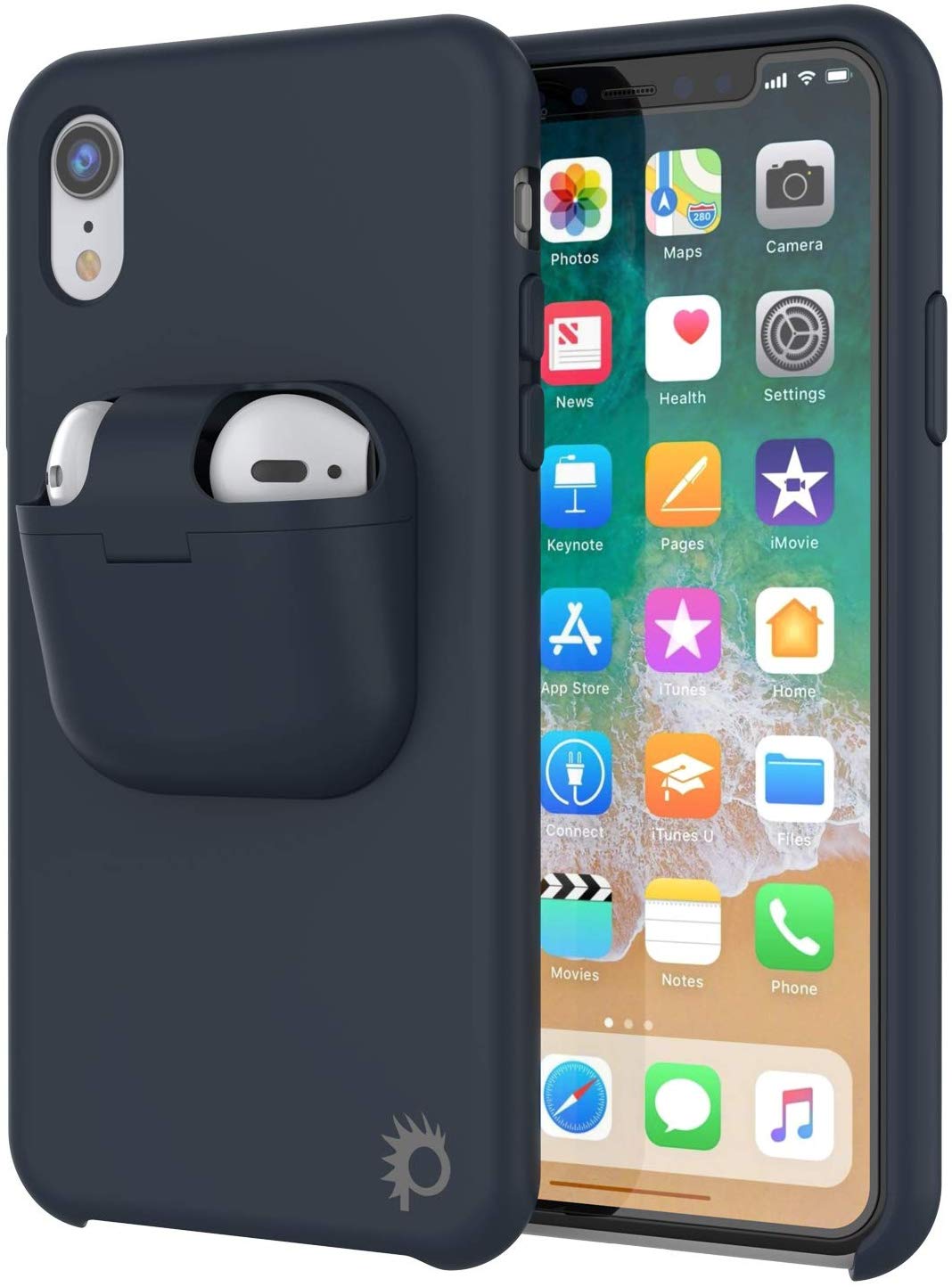 2 in 1 iPhone XR Case with AirPod Holder