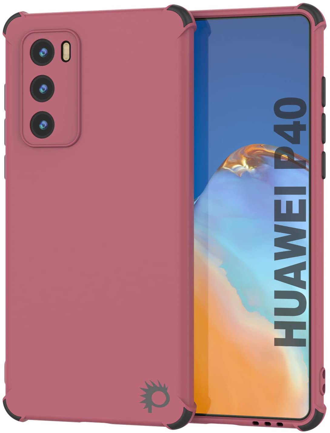 Punkcase Protective & Lightweight TPU Case [Sunshine Series] for Huawei P40 [Rose]