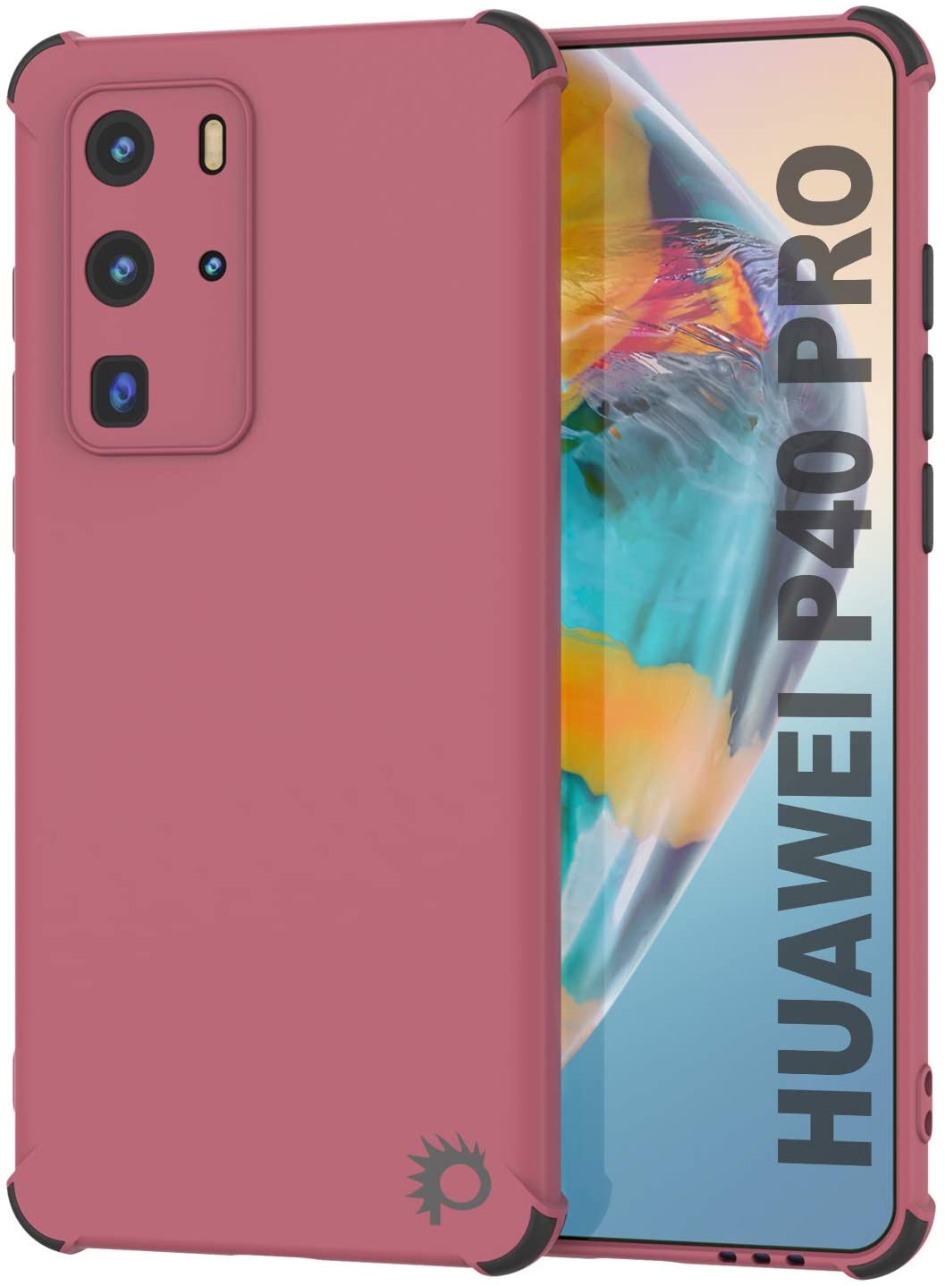 Punkcase Protective & Lightweight TPU Case [Sunshine Series] for Huawei P40 Pro [Rose]