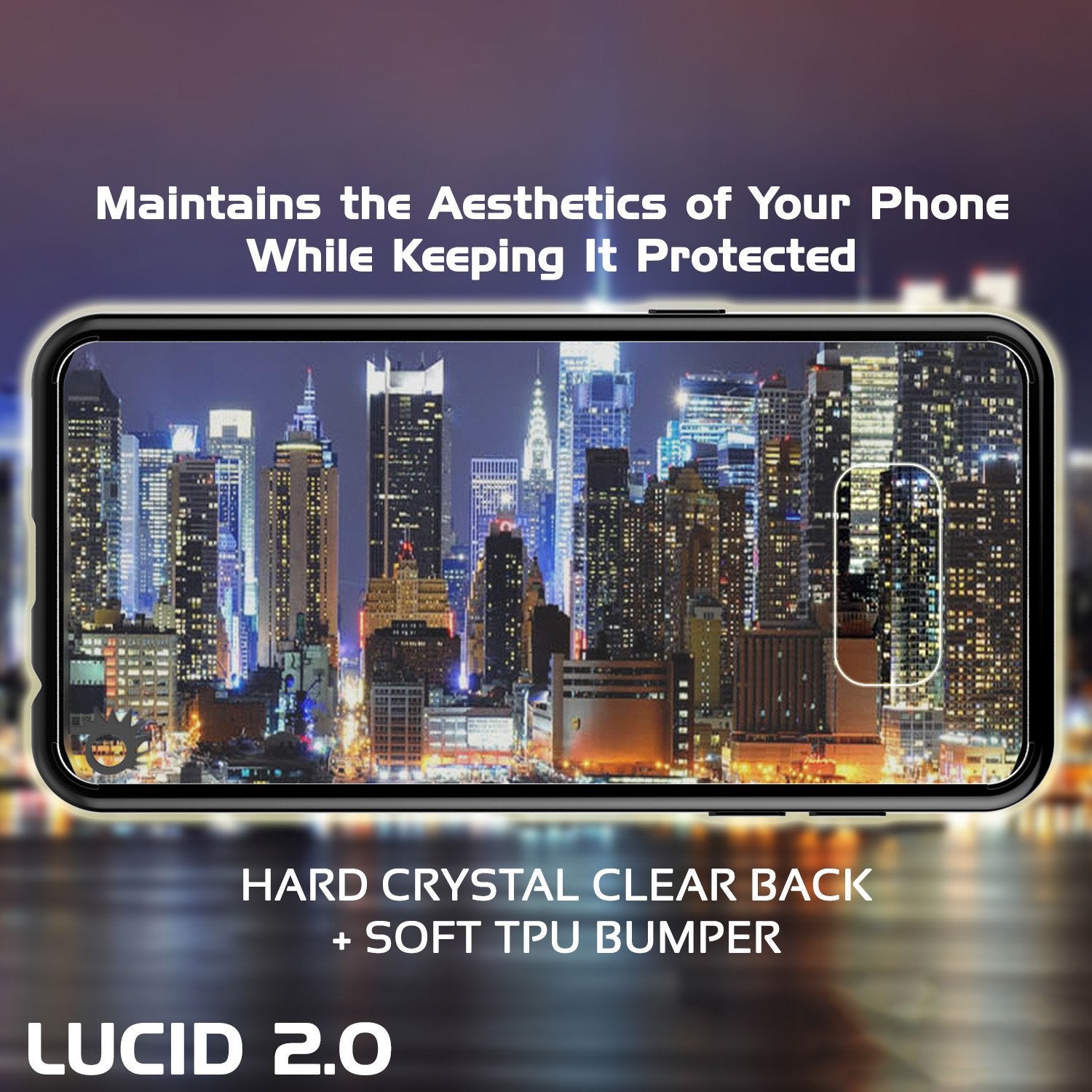 S8 Plus Case Punkcase® LUCID 2.0 Black Series w/ PUNK SHIELD Screen Protector | Ultra Fit