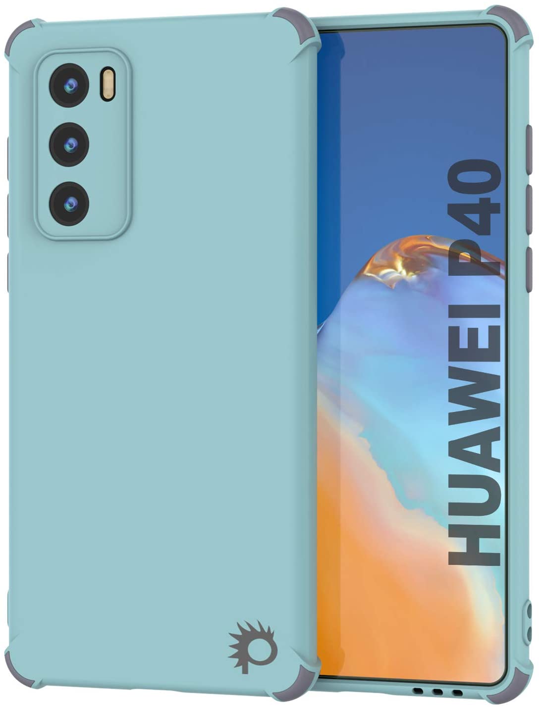 Punkcase Protective & Lightweight TPU Case [Sunshine Series] for Huawei P40 [Teal]
