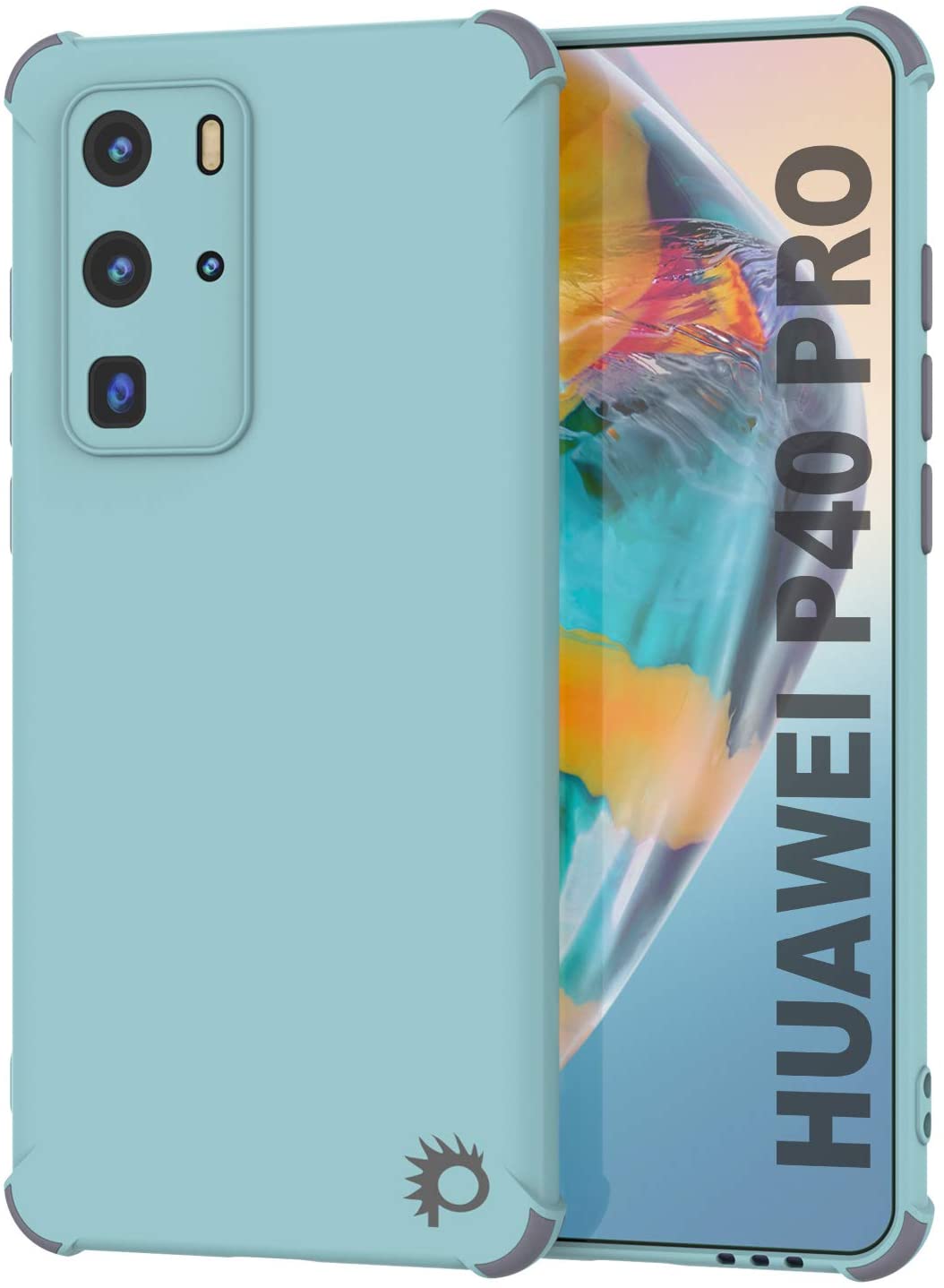 Punkcase Protective & Lightweight TPU Case [Sunshine Series] for Huawei P40 Pro [Teal]