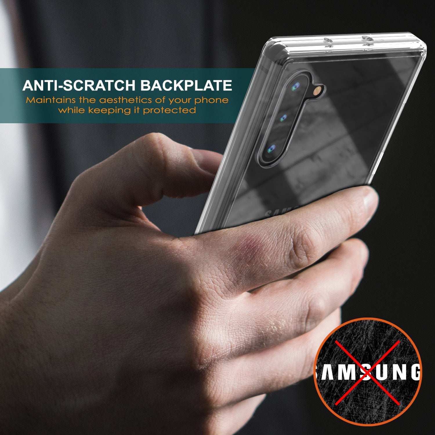 Galaxy Note 20 Punkcase Lucid-2.0 Series Slim Fit Armor Clear Case Cover