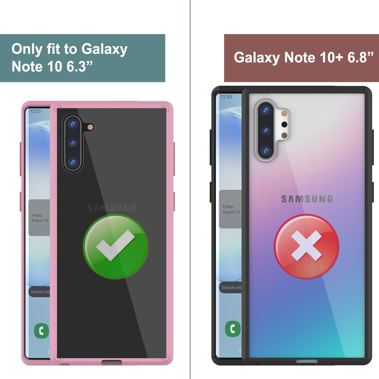 Galaxy Note 20 Punkcase Lucid-2.0 Series Slim Fit Armor Crystal Pink Case Cover