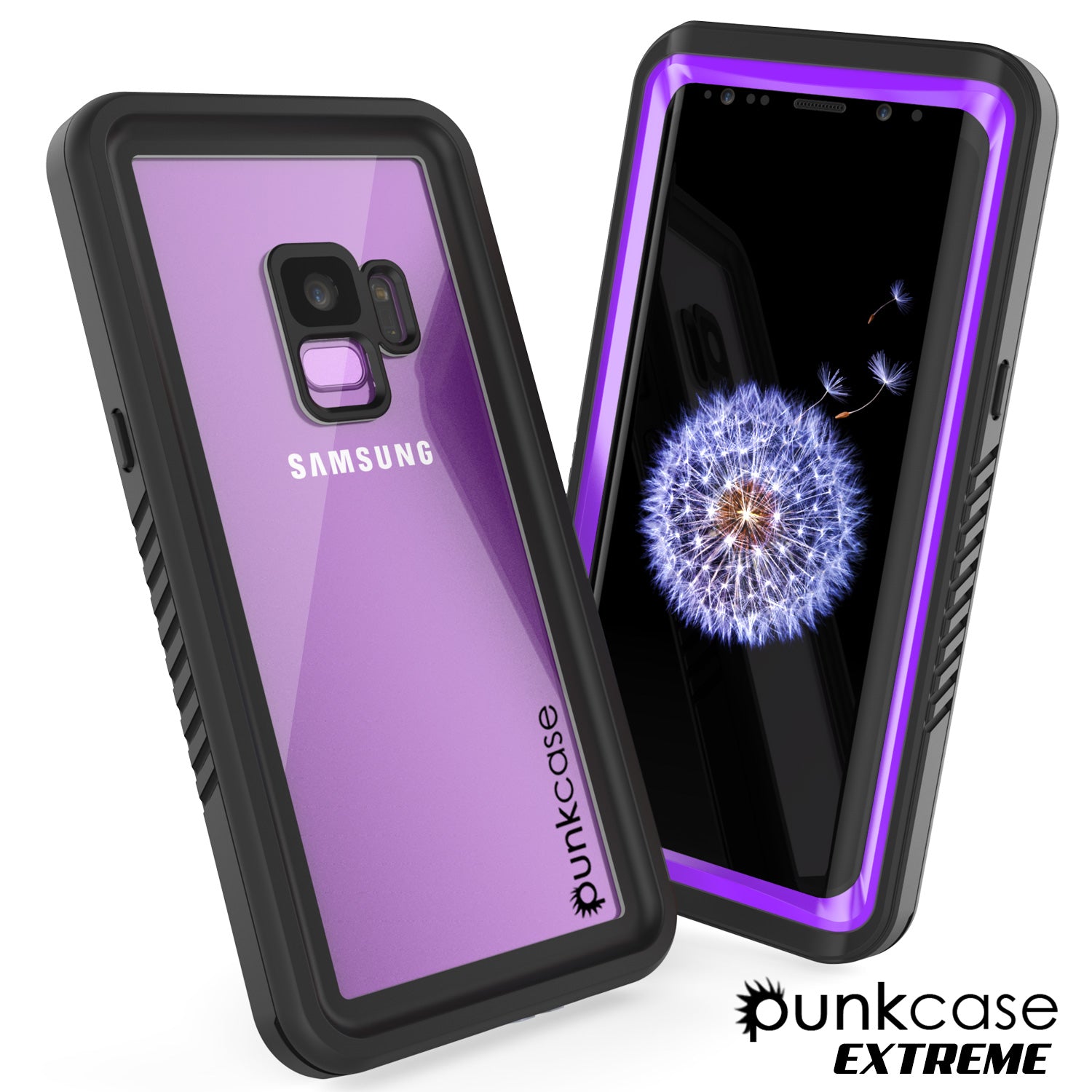 Galaxy S9 PLUS Waterproof Case, Punkcase [Extreme Series] Armor Cover [Purple]