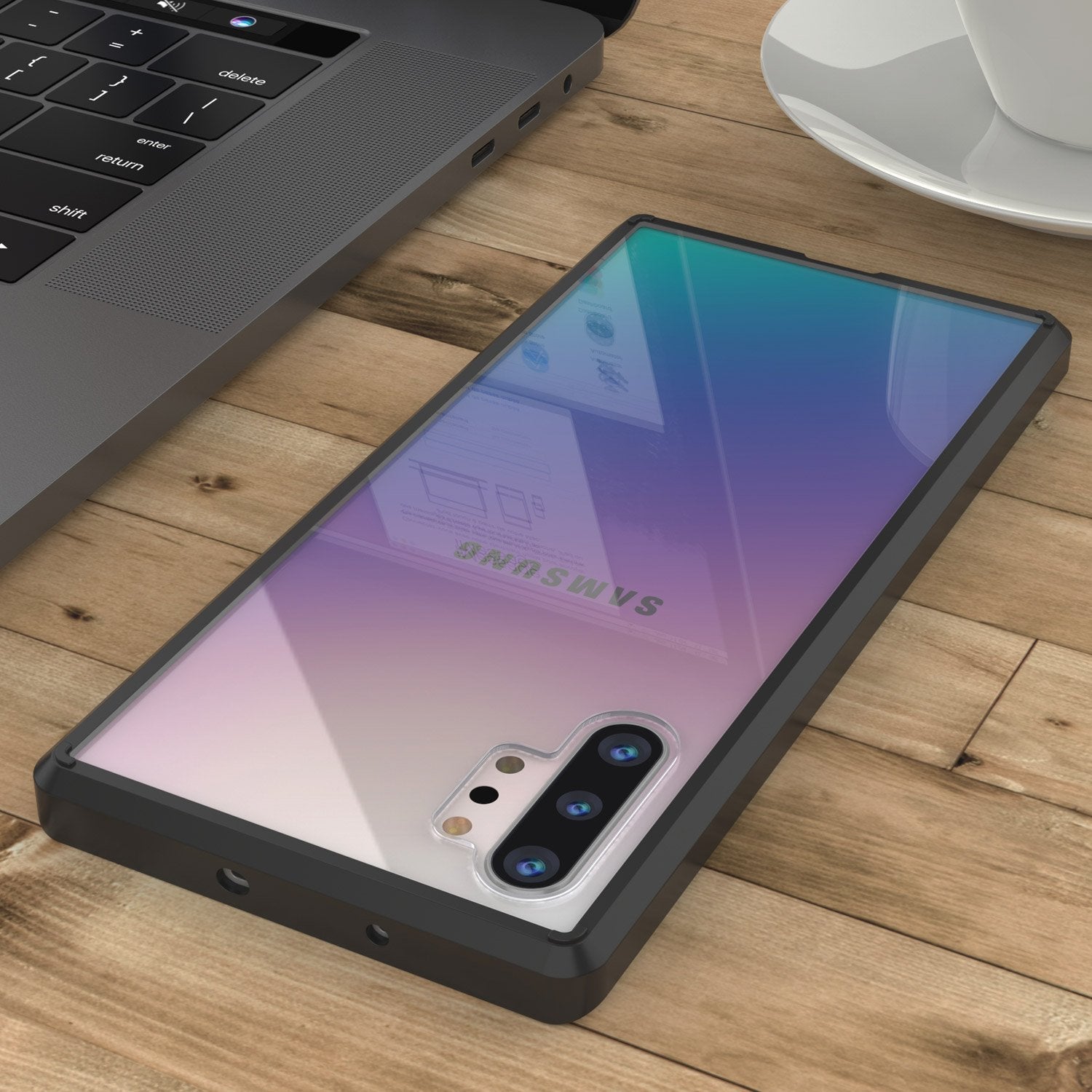 Galaxy Note 20 Ultra Punkcase Lucid-2.0 Series Slim Fit Armor Black Case Cover