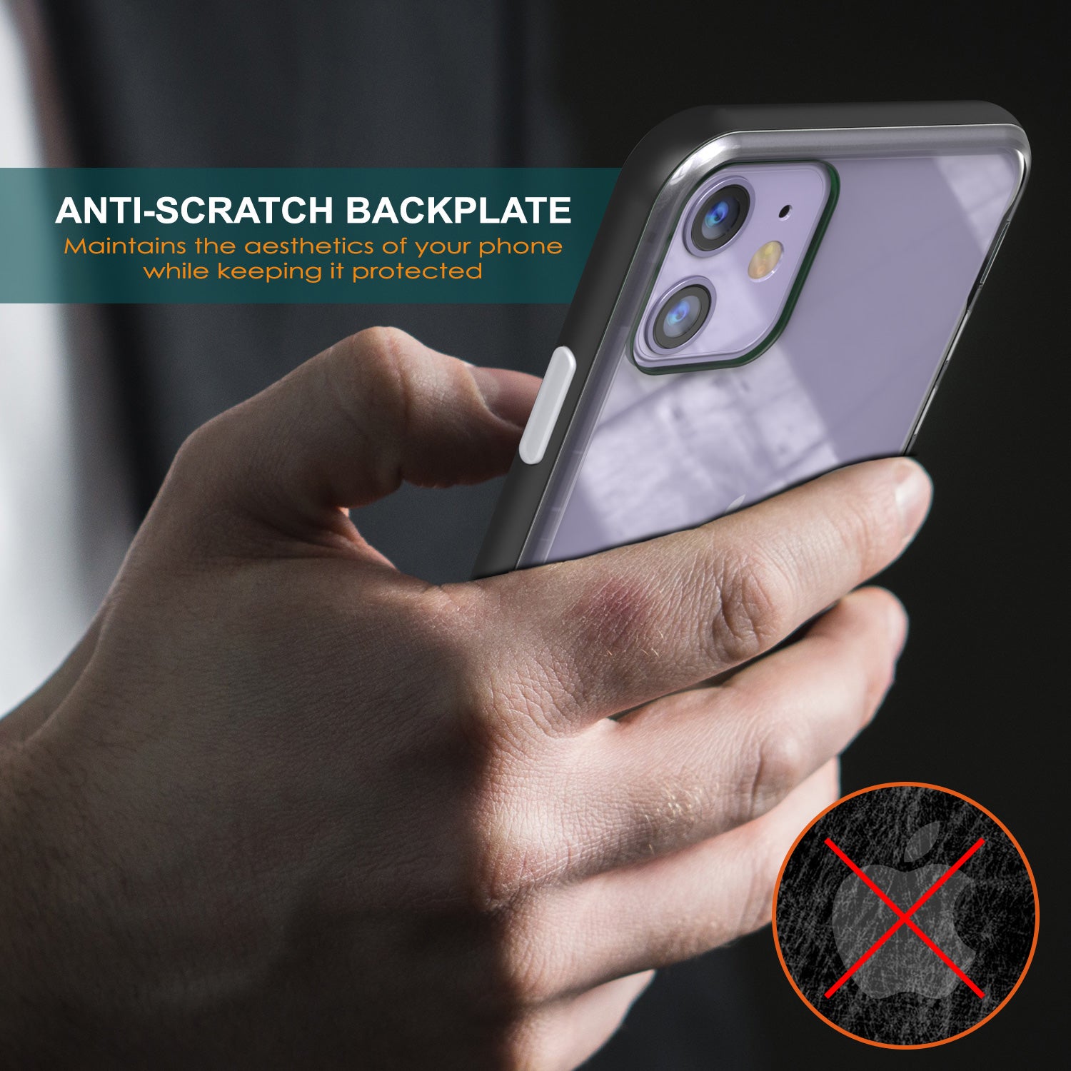 iPhone 11 Case, PUNKcase [LUCID 3.0 Series] [Slim Fit] Armor Cover w/ Integrated Screen Protector [Black]