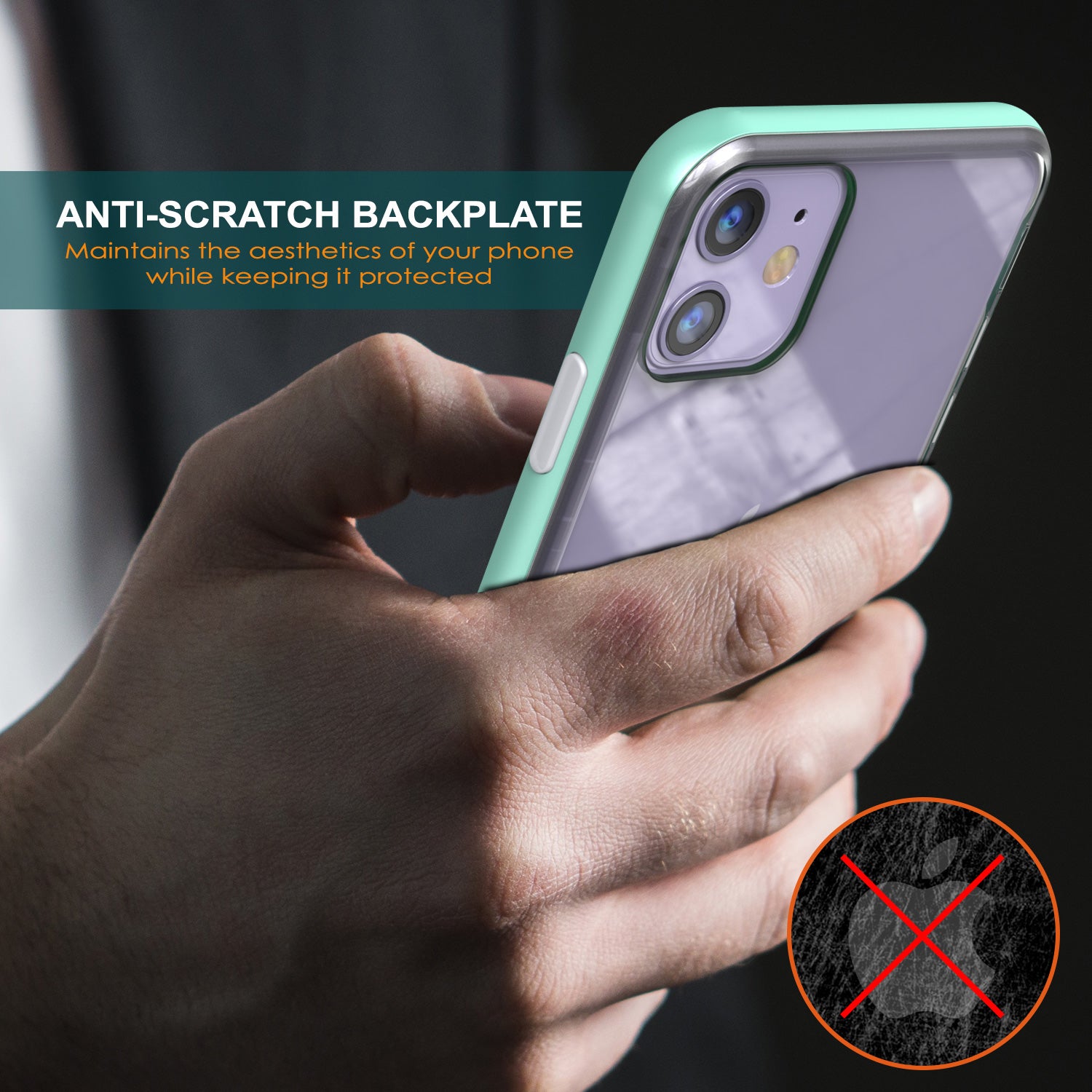 iPhone 11 Case, PUNKcase [LUCID 3.0 Series] [Slim Fit] Armor Cover w/ Integrated Screen Protector [Teal]