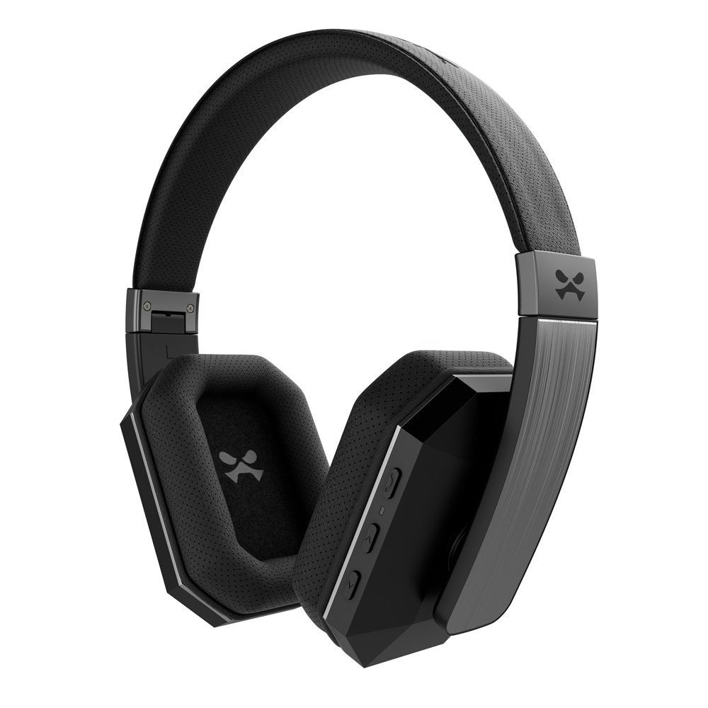 Wireless Bluetooth Headphones, Ghostek soDrop 2  [Black] Series aptX Over-Ear Headset with Noise Reduction, Bluetooth 4.0, HD Sound