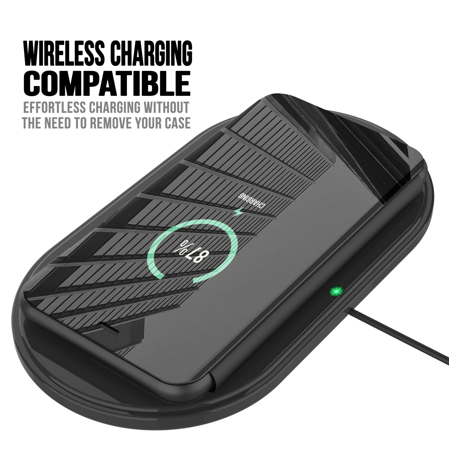 Punkcase iPhone 11 Reflector Case Protective Flip Cover [Black]