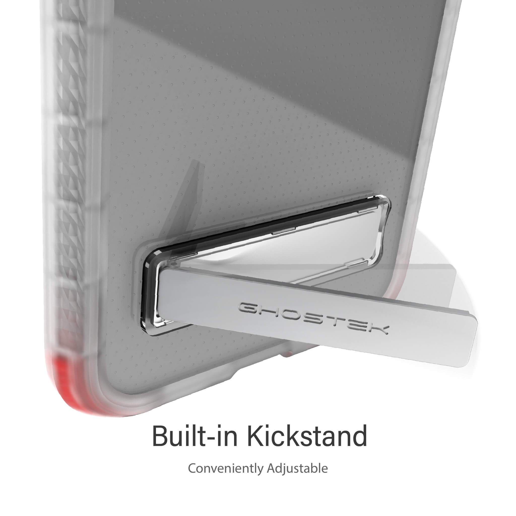 iPhone 12 Pro Max  - COVERT CLEAR Cases with Metal Kickstand [Clear]