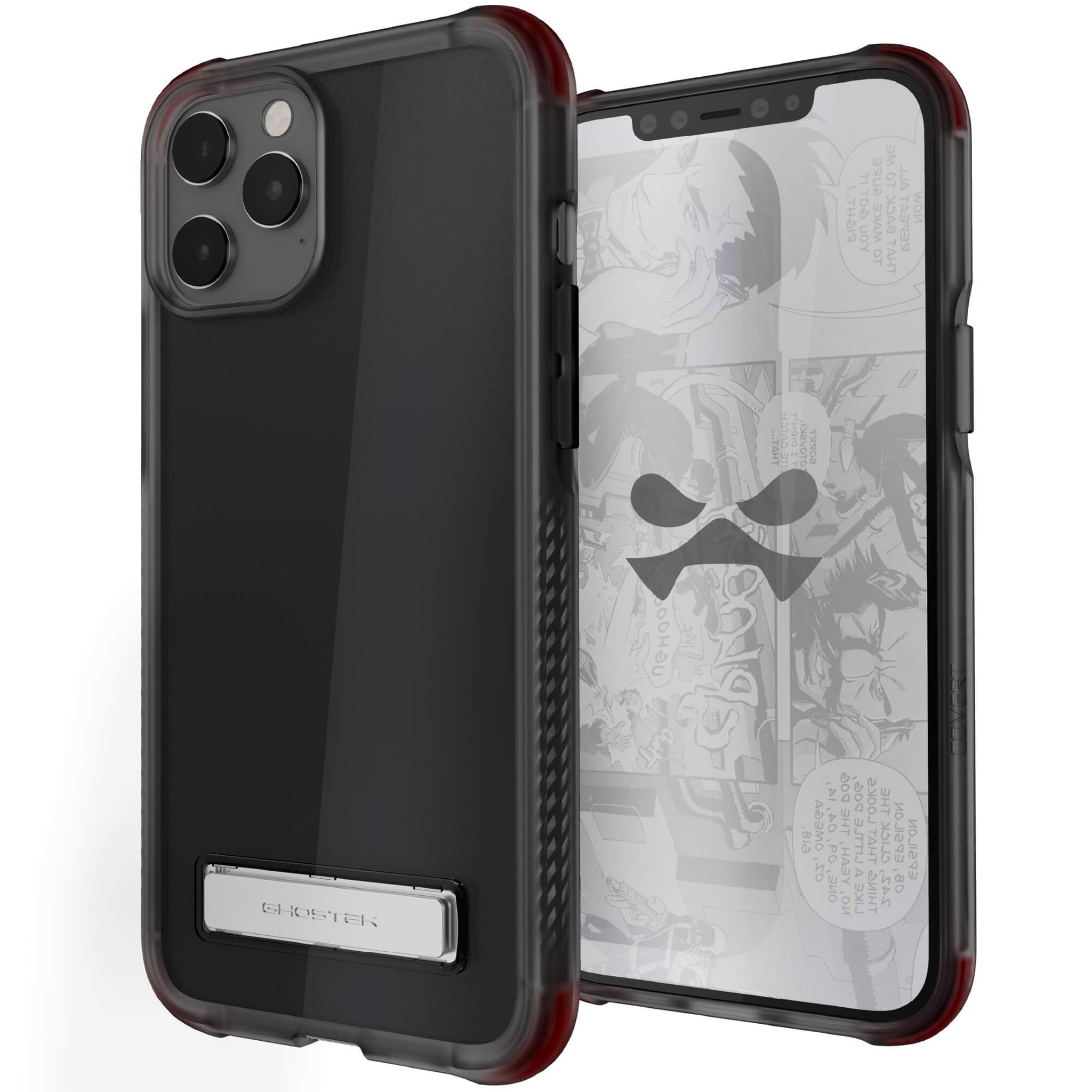 iPhone 12 Pro Max  - COVERT CLEAR Cases with Metal Kickstand [Smoke]