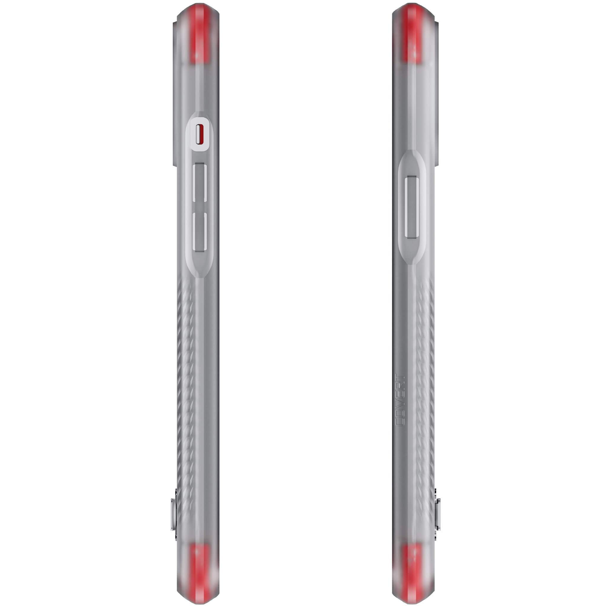 iPhone 12 Pro Max  - COVERT CLEAR Cases with Metal Kickstand [Clear]