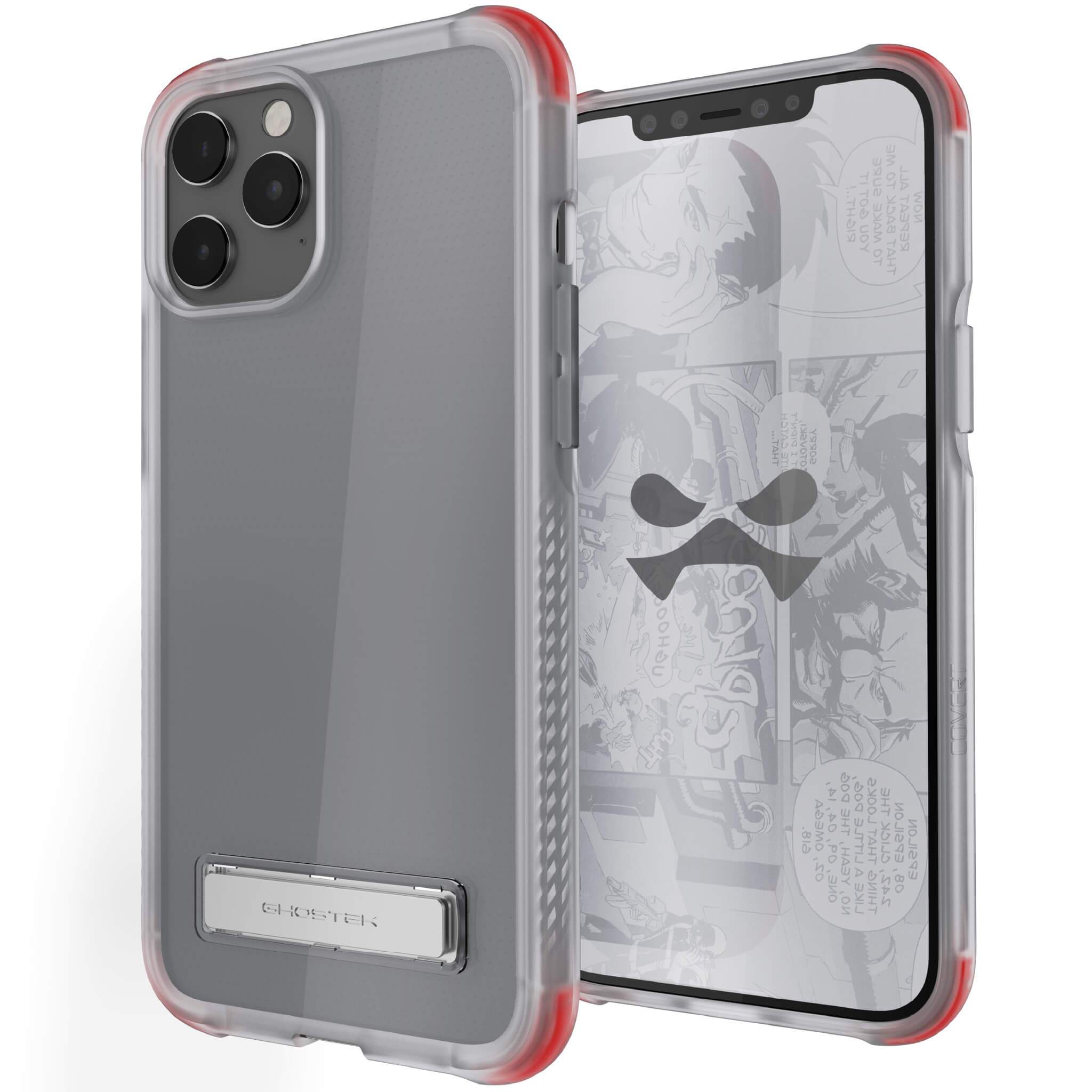 iPhone 12 Pro Max  - COVERT CLEAR Cases with Metal Kickstand [Clear]