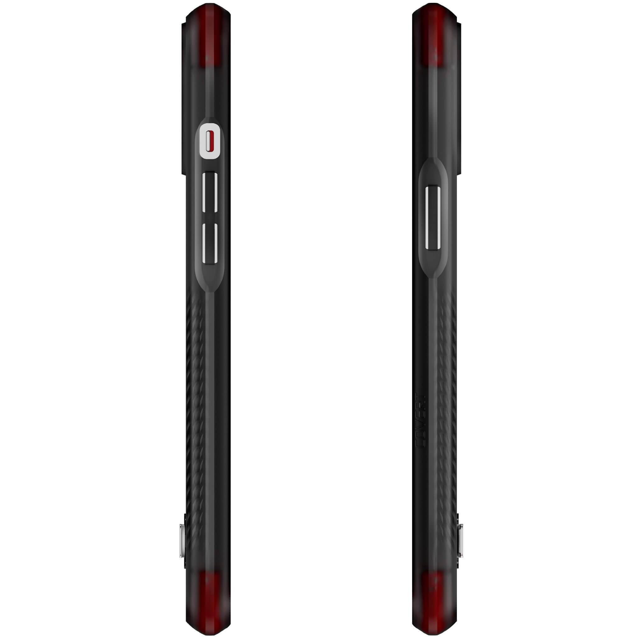 iPhone 12 Pro Max  - COVERT CLEAR Cases with Metal Kickstand [Smoke]