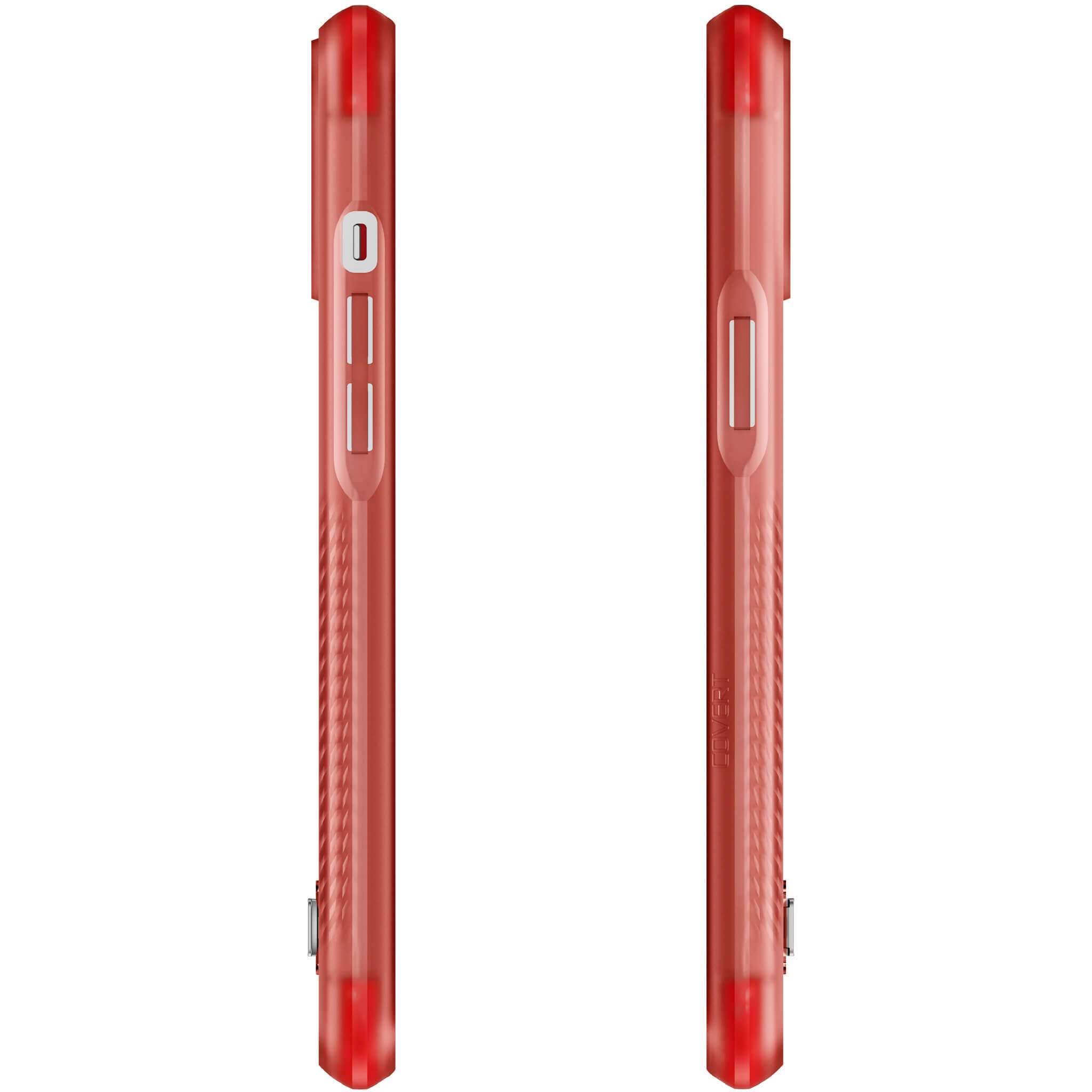 iPhone 12 Pro Max  - COVERT CLEAR Cases with Metal Kickstand [Pink]