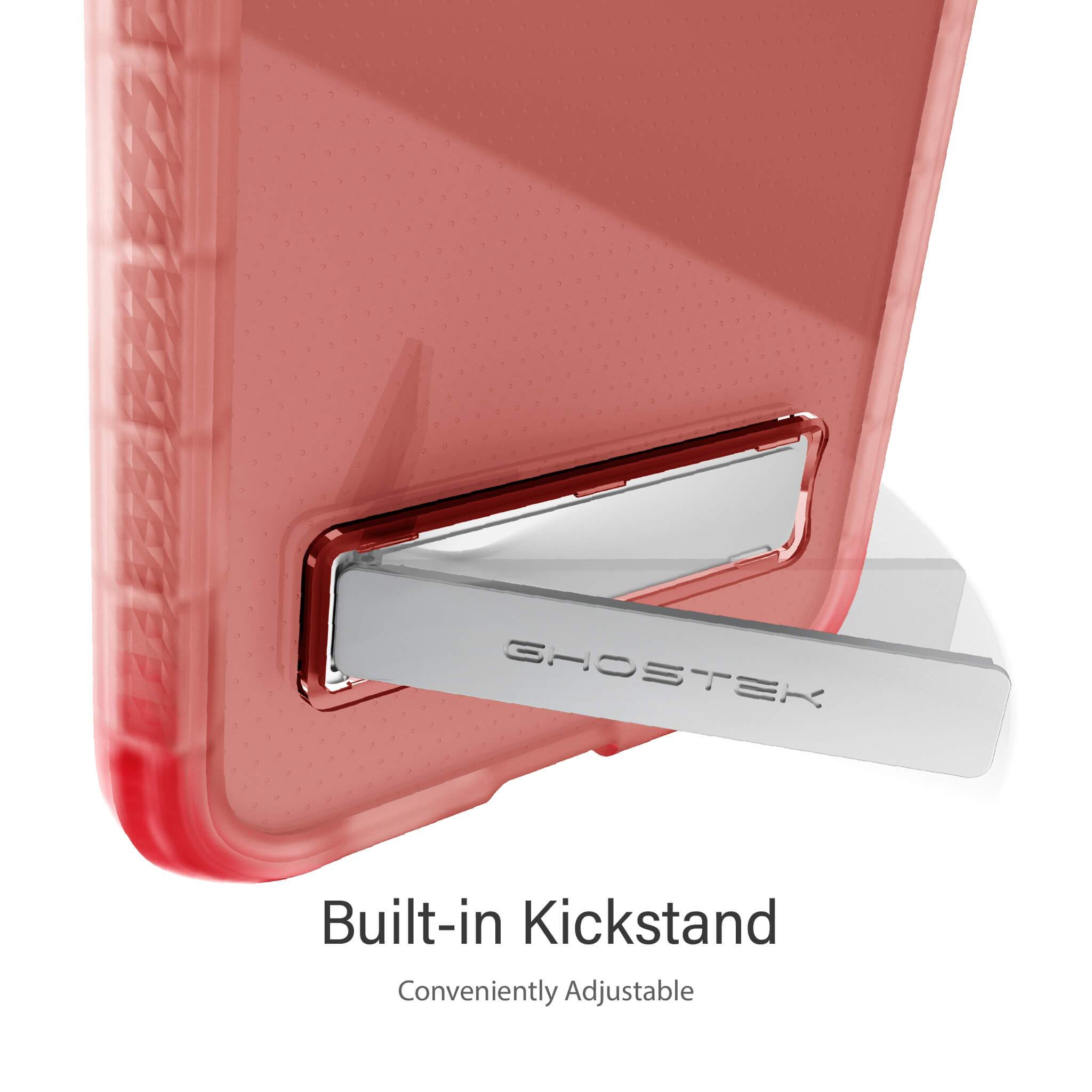 iPhone 12 Pro Max  - COVERT CLEAR Cases with Metal Kickstand [Pink]