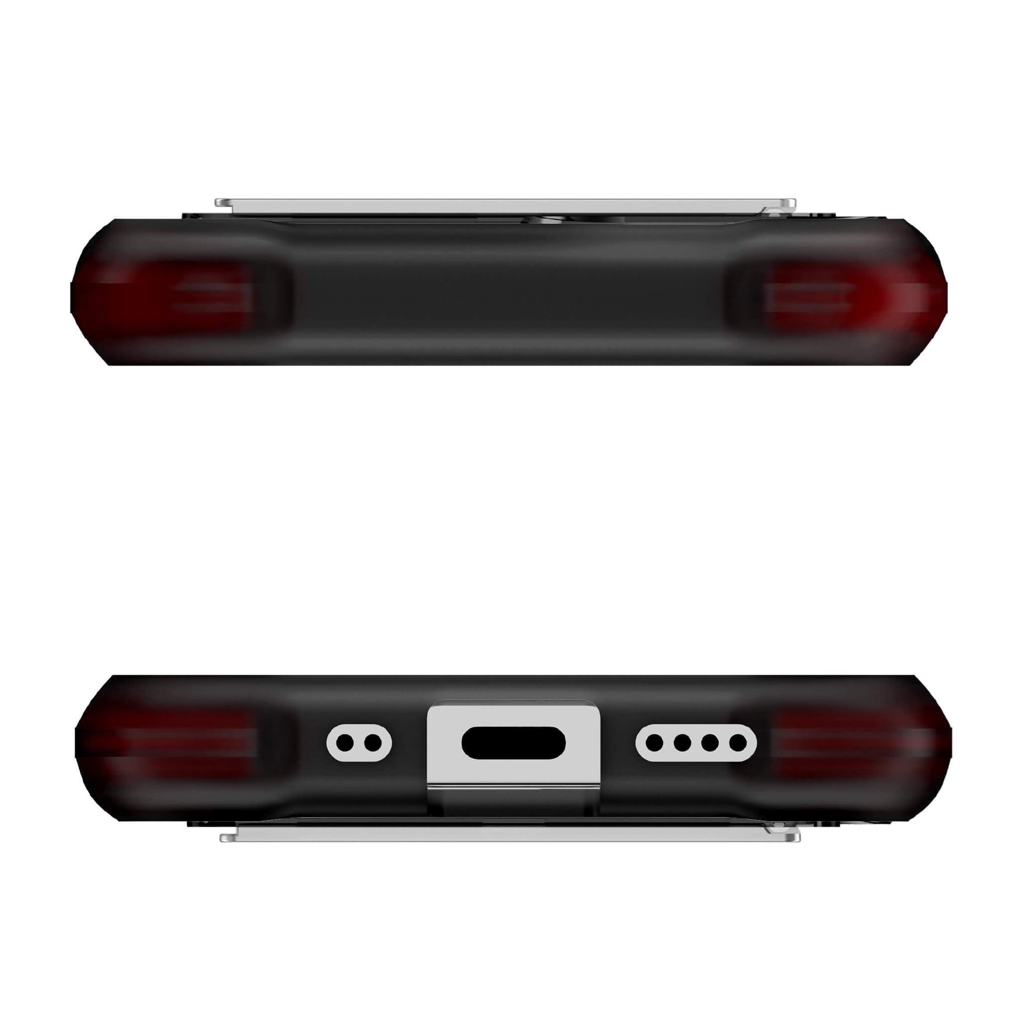 iPhone 12  - COVERT CLEAR Cases with Metal Kickstand [Smoke]