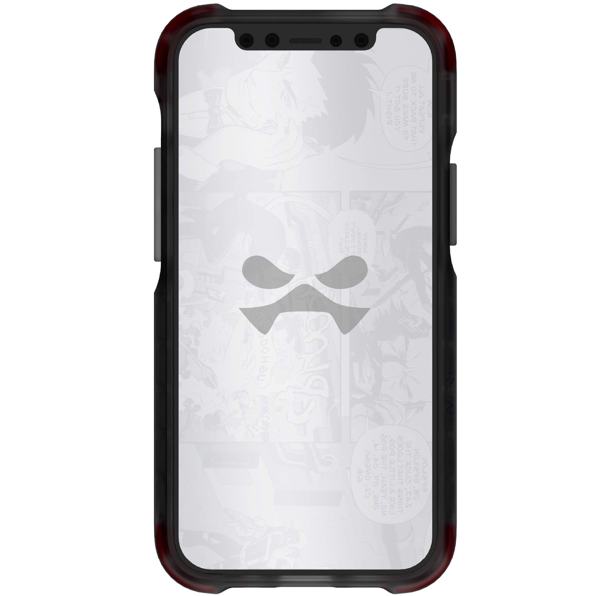 iPhone 12  - COVERT CLEAR Cases with Metal Kickstand [Smoke]