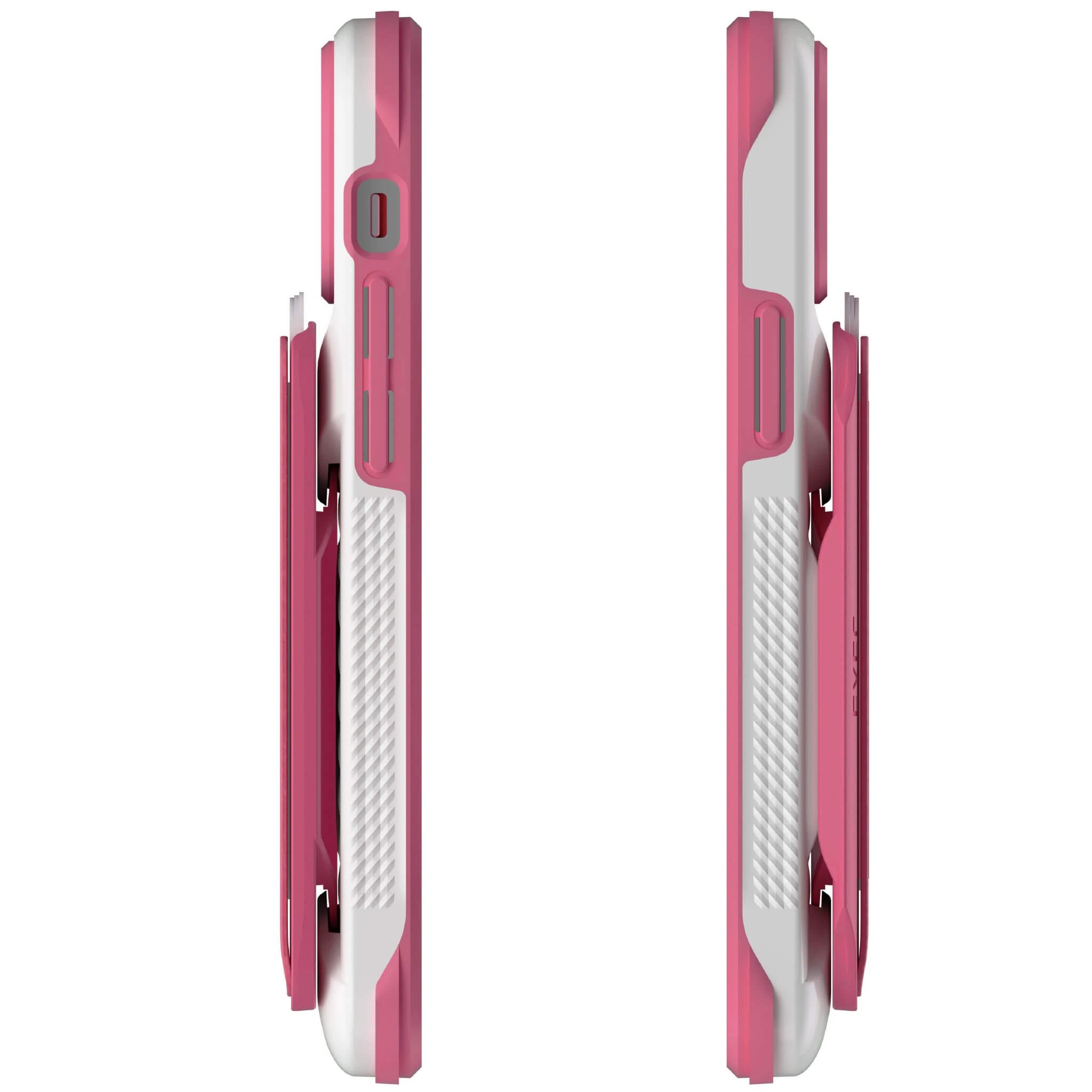 iPhone 12  - Magnetic Wallet Case with Card Holder [Pink]