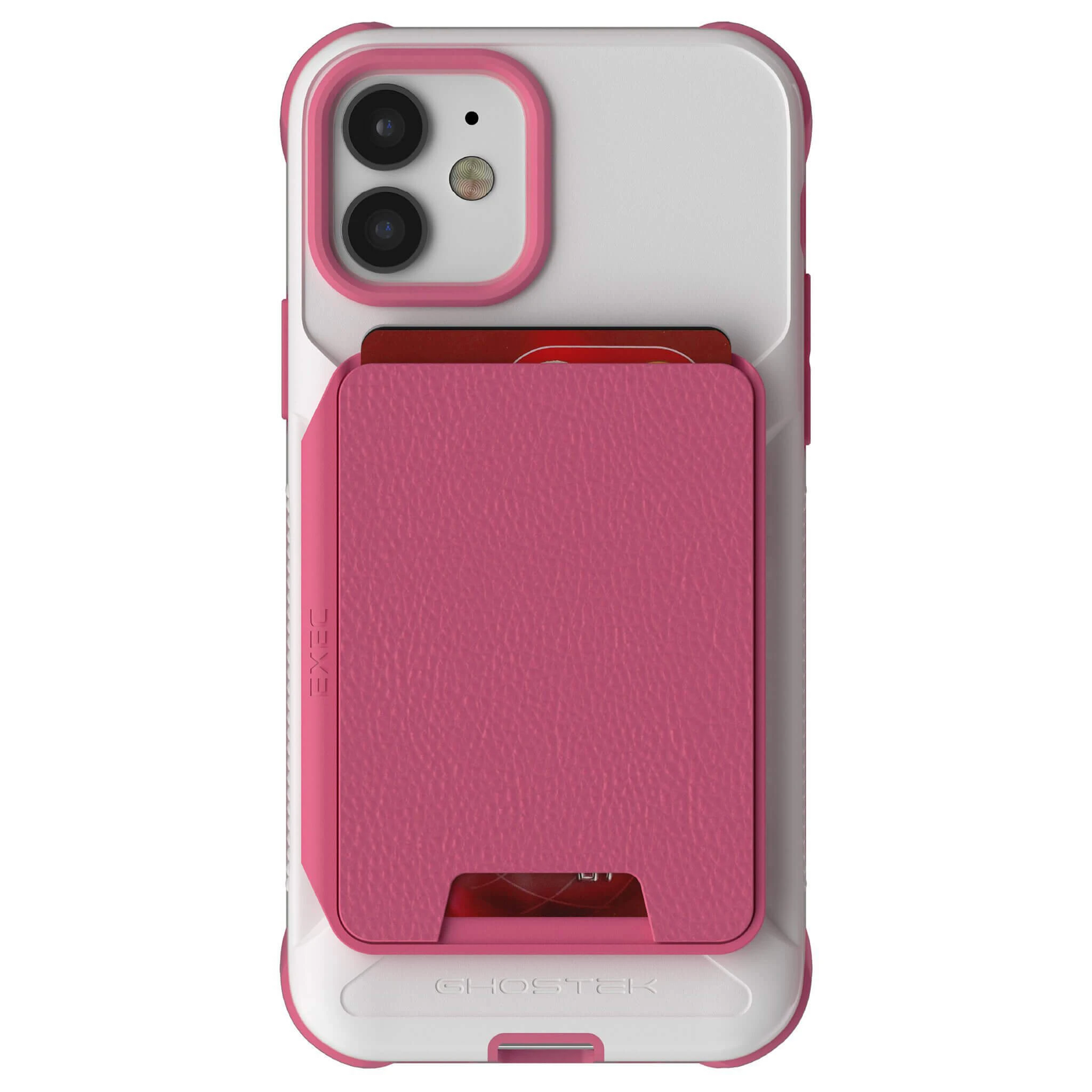 iPhone 12 - Magnetic Wallet Case with Card Holder [Pink] – punkcase