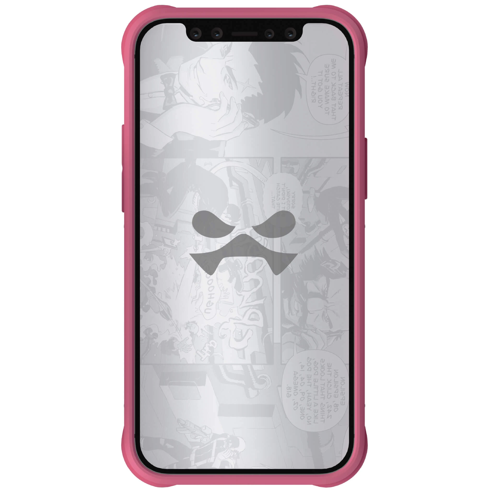 iPhone 12  - Magnetic Wallet Case with Card Holder [Pink]