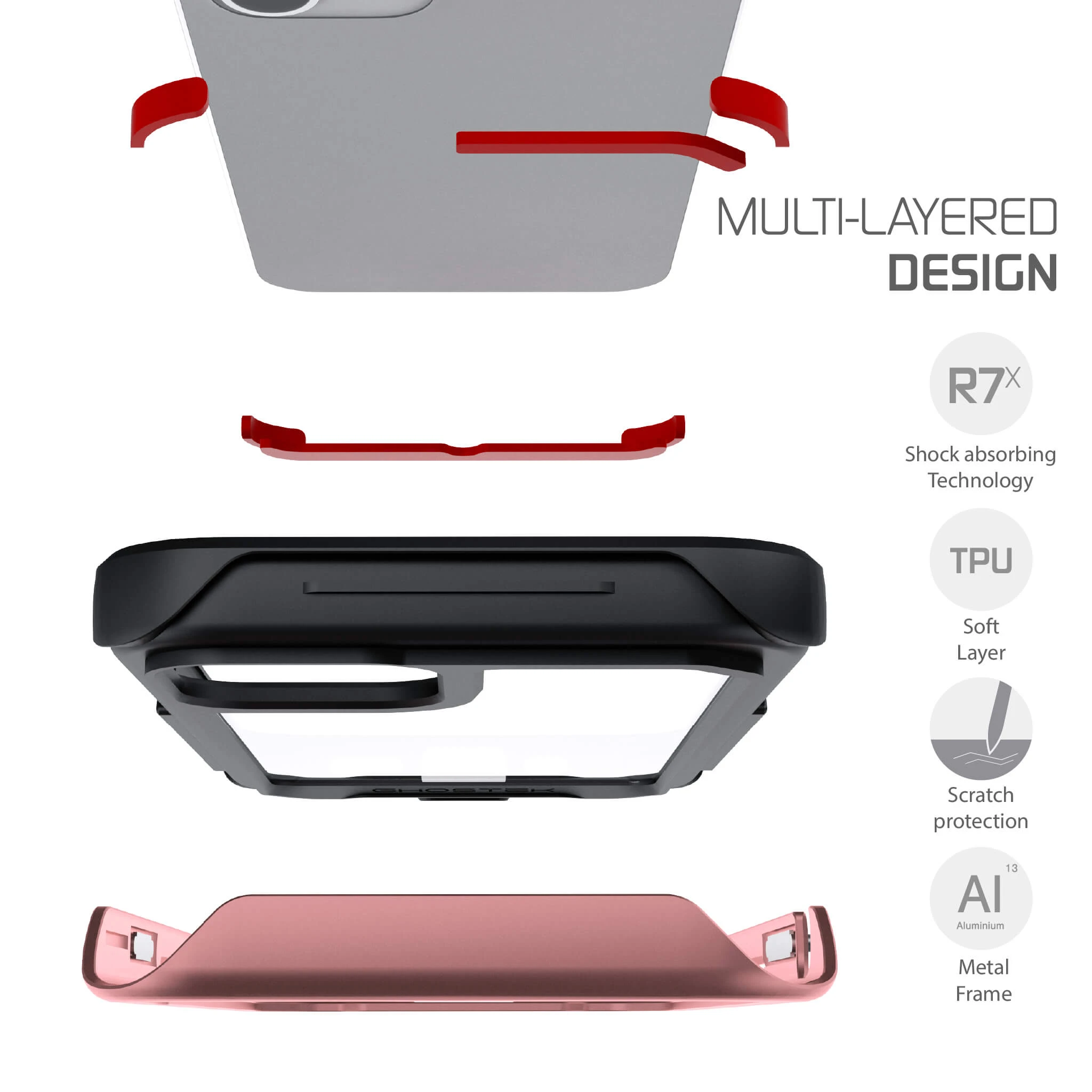 iPhone 12  - ATOMIC SLIM Case [Pink]