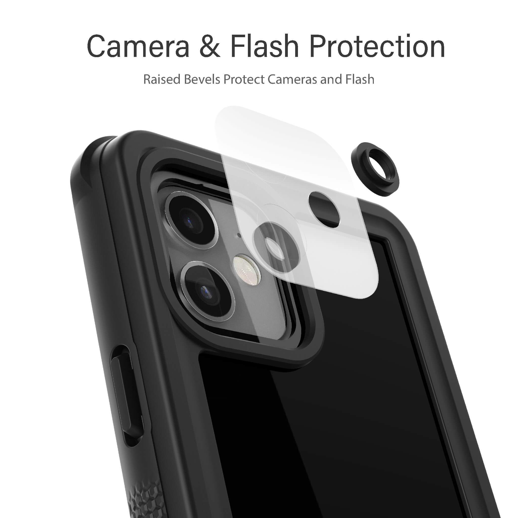 iPhone 12 Mini  - Waterproof Case [Black]