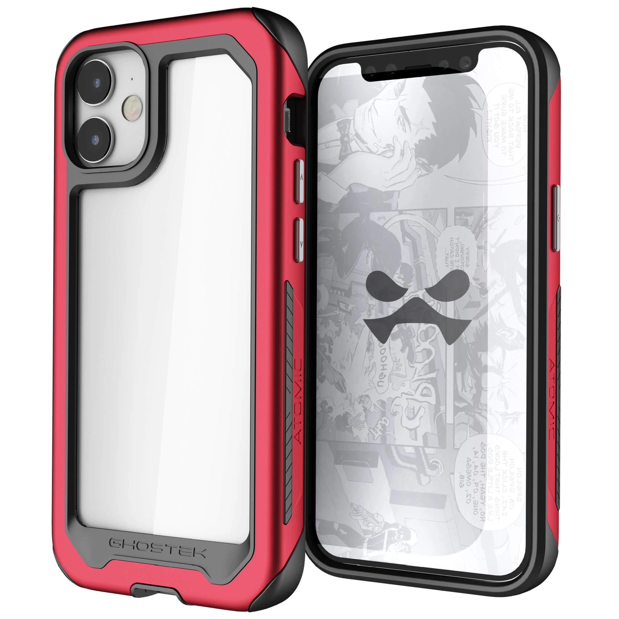 iPhone 12 Mini  - ATOMIC SLIM Case [Red]