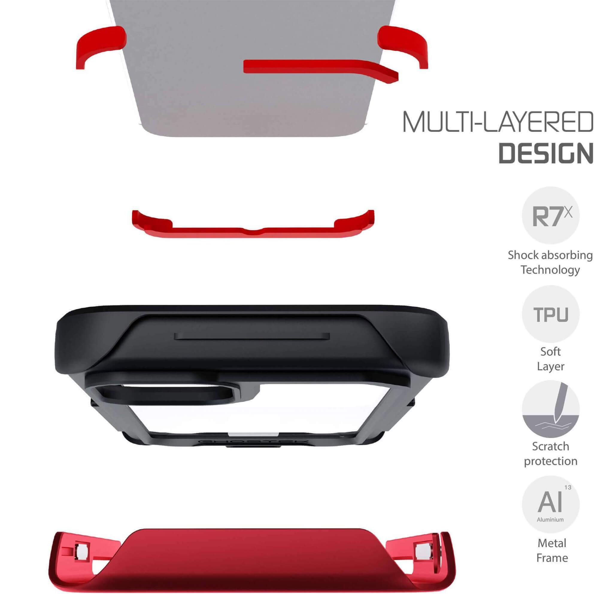 iPhone 12 Mini  - ATOMIC SLIM Case [Red]