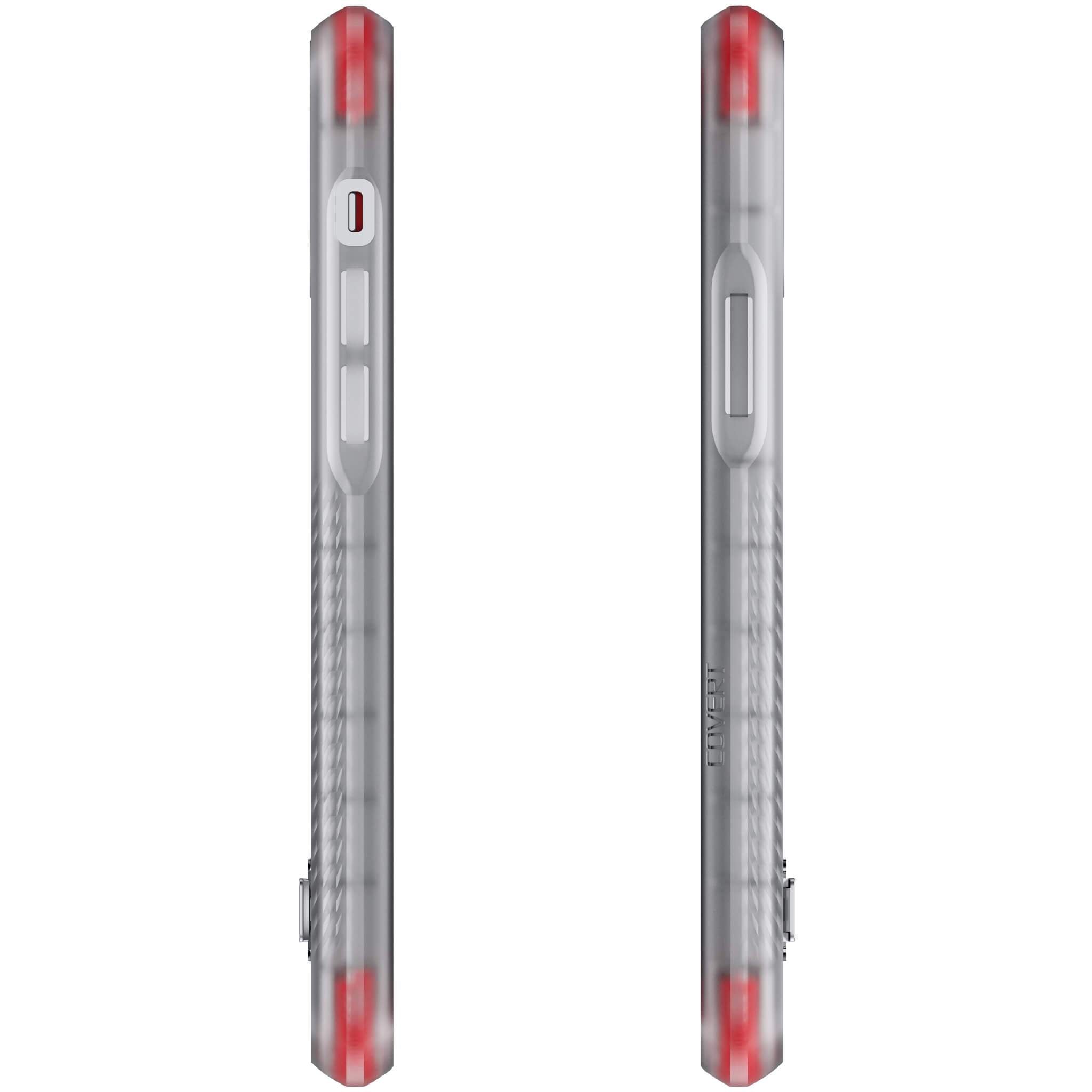 iPhone 12 Pro  - COVERT CLEAR Cases with Metal Kickstand [Clear]