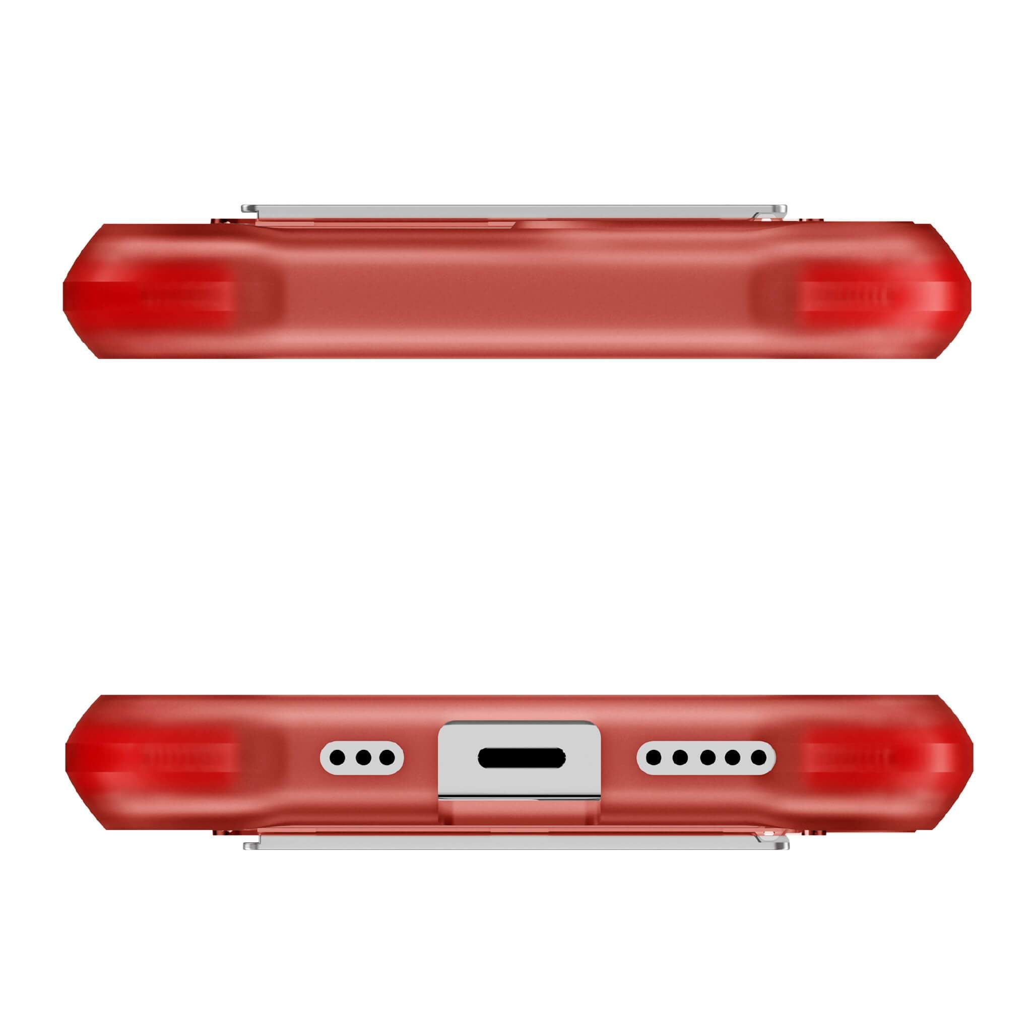 iPhone 12 Pro  - COVERT CLEAR Cases with Metal Kickstand [Pink]