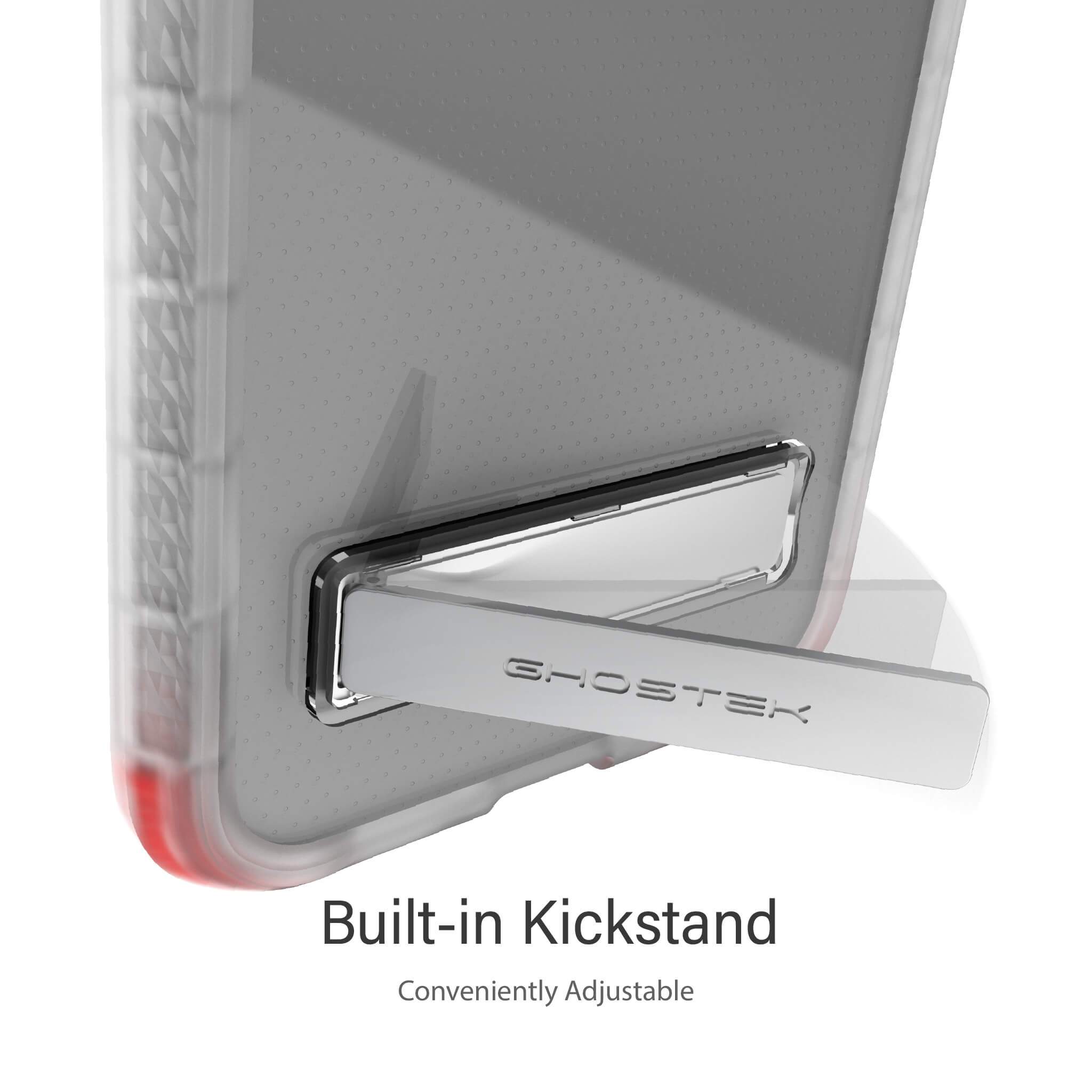 iPhone 12 Pro  - COVERT CLEAR Cases with Metal Kickstand [Clear]