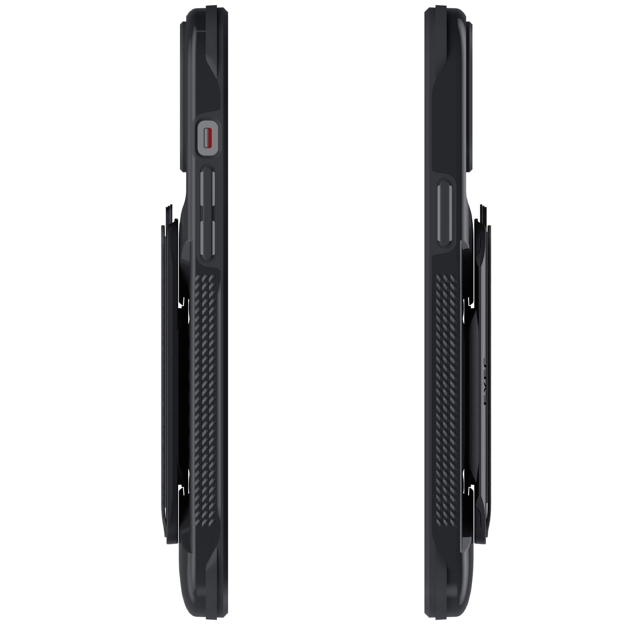 iPhone 12 Pro Max Magnetic Wallet Case with Card Holder [Black