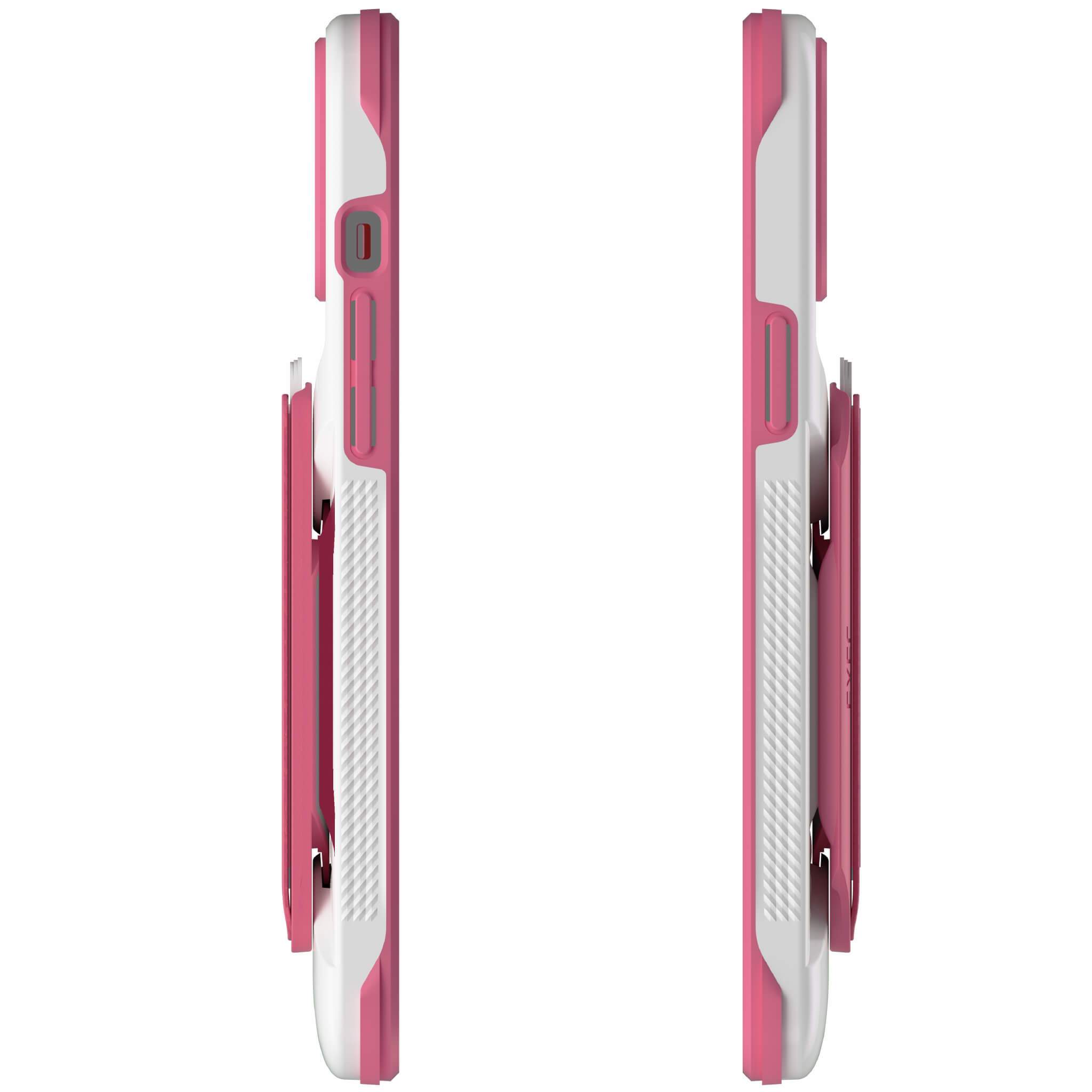 iPhone 12 Pro Max - Magnetic Wallet Case with Card Holder [Pink]