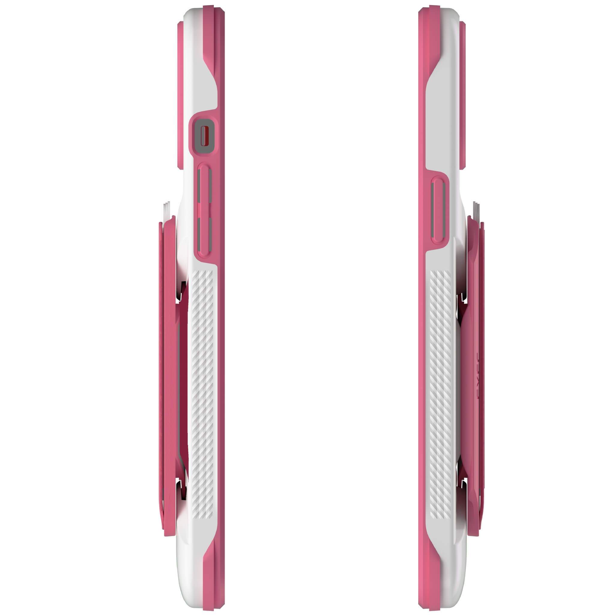 iPhone 12 Pro Max Magnetic Wallet Case with Card Holder [Pink