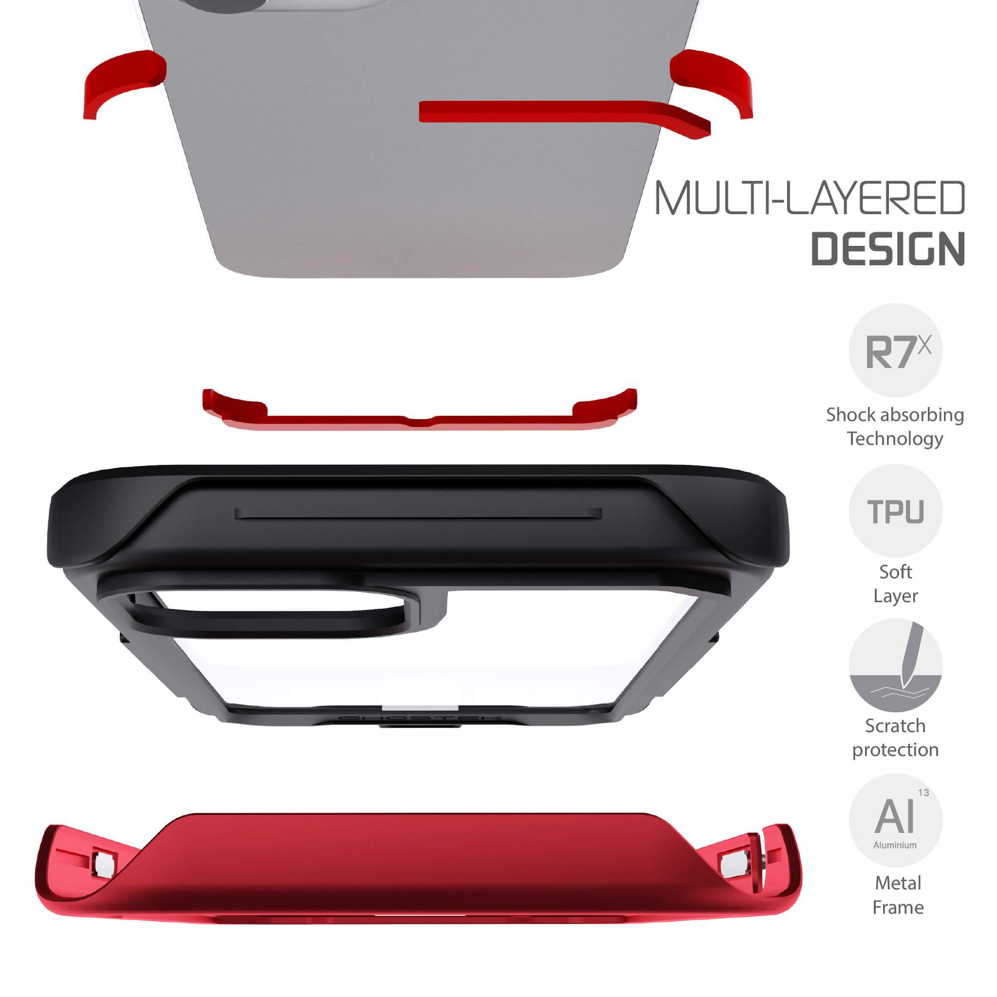 iPhone 12 Pro Max  - ATOMIC SLIM Case [Red]